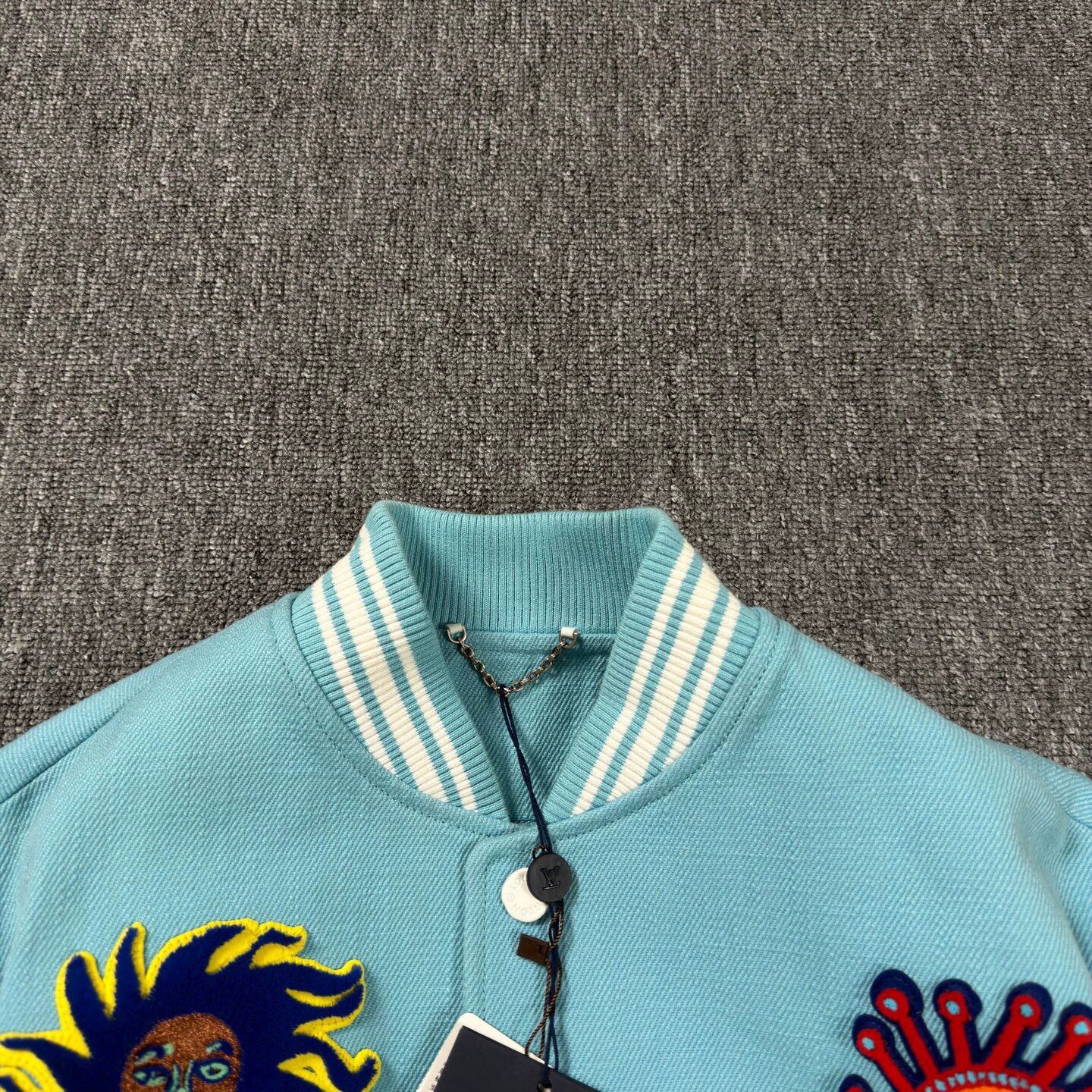 Louis Vuitton Louis Vuitton collaboration blue baseball jacket Size US M / EU 48-50 / 2 - 3 Thumbnail