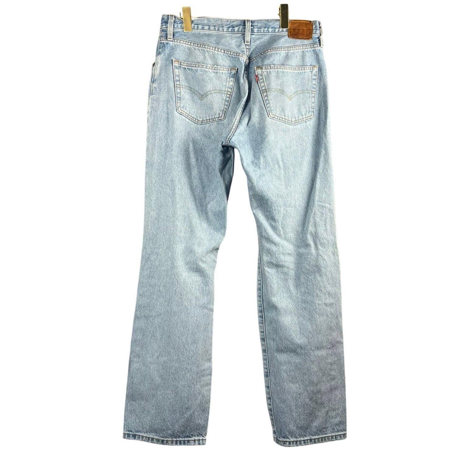 Levi's Levi’s 501 Distressed Button Fly Jeans 30x32 Straight Leg Size US 30 / EU 46 - 2 Thumbnail