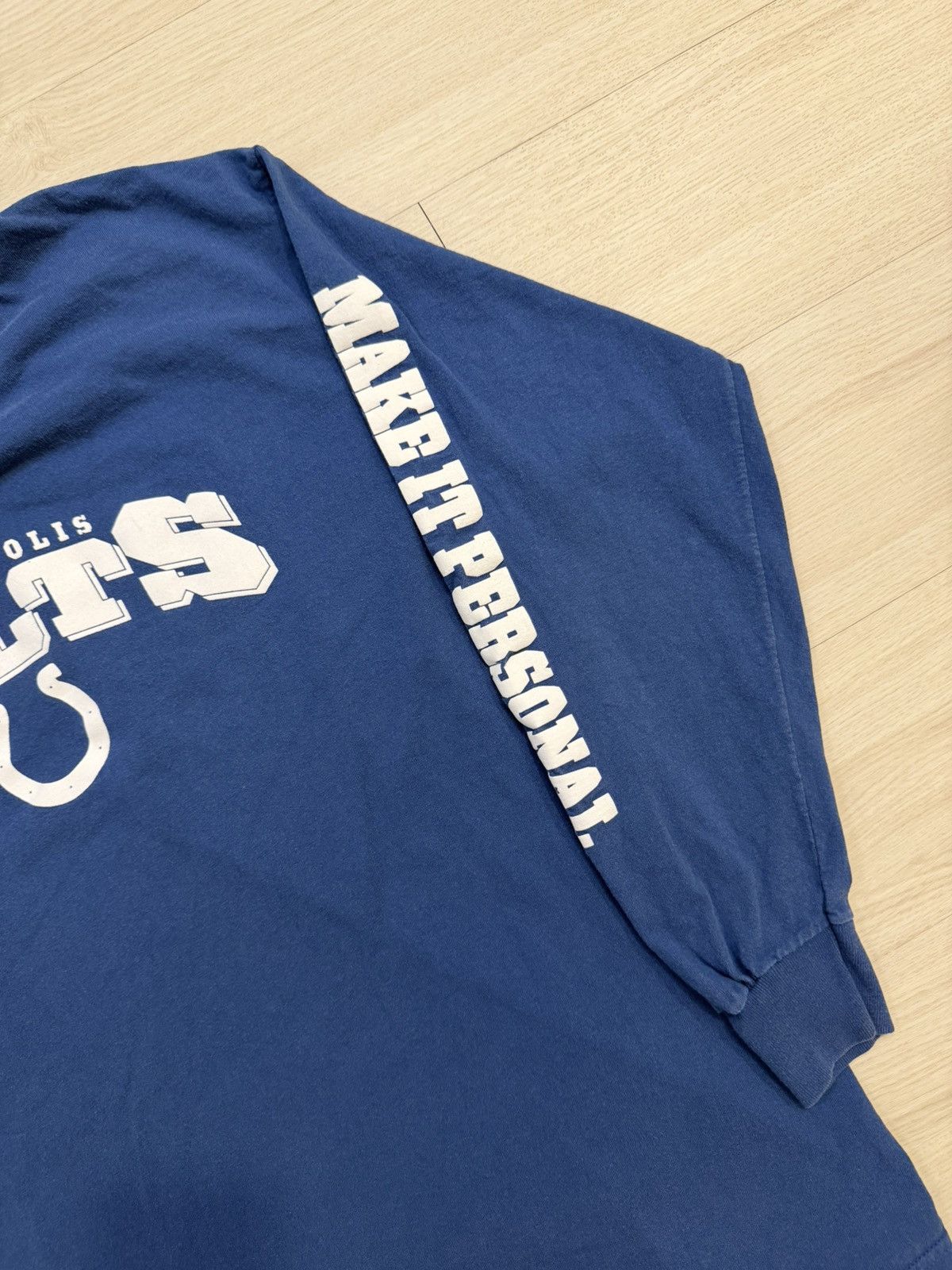 NFL NFL Indianapolis Colts Blue Long Sleeve Shirt Size US L / EU 52-54 / 3 - 4 Thumbnail