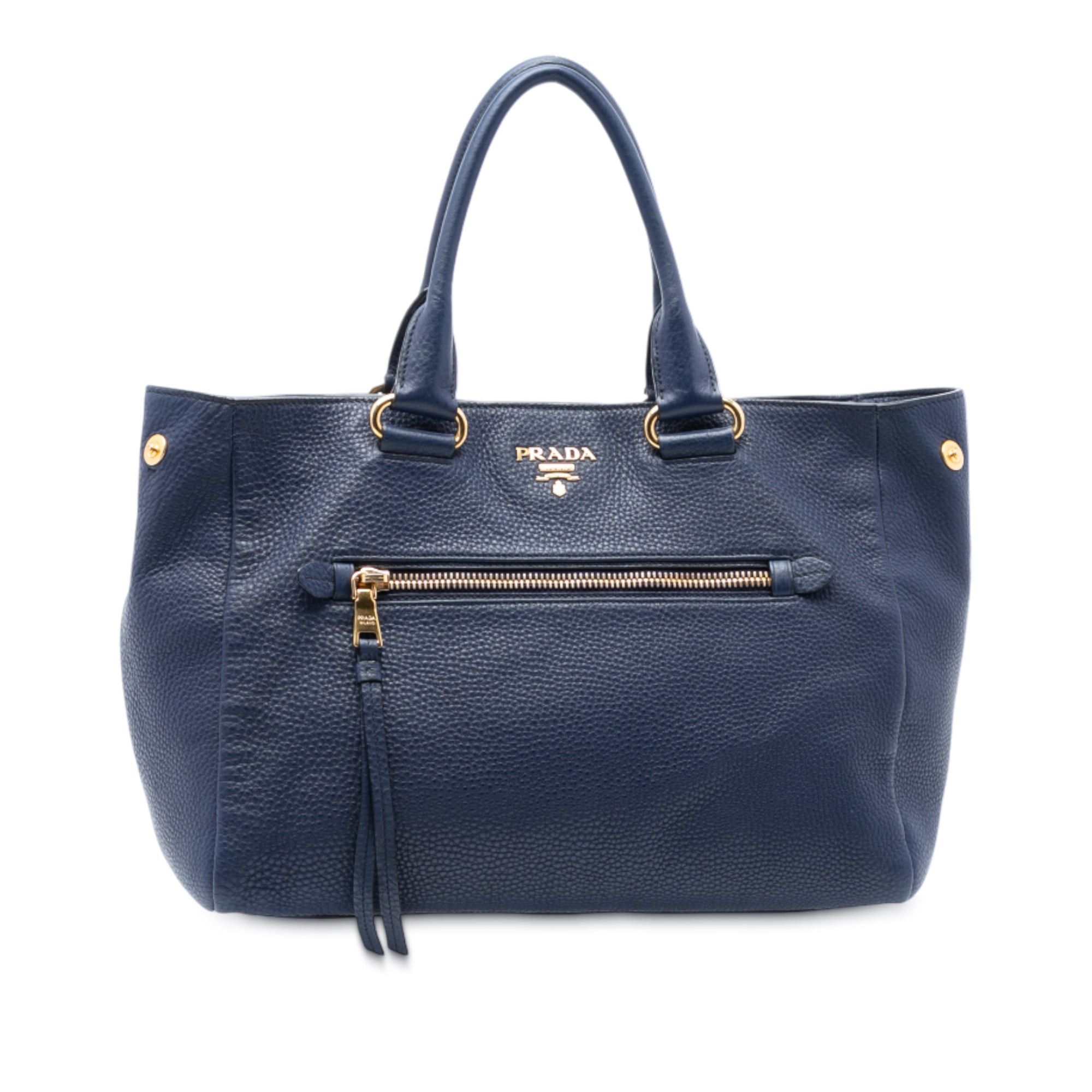 Vitello Daino Front Pocket Tote