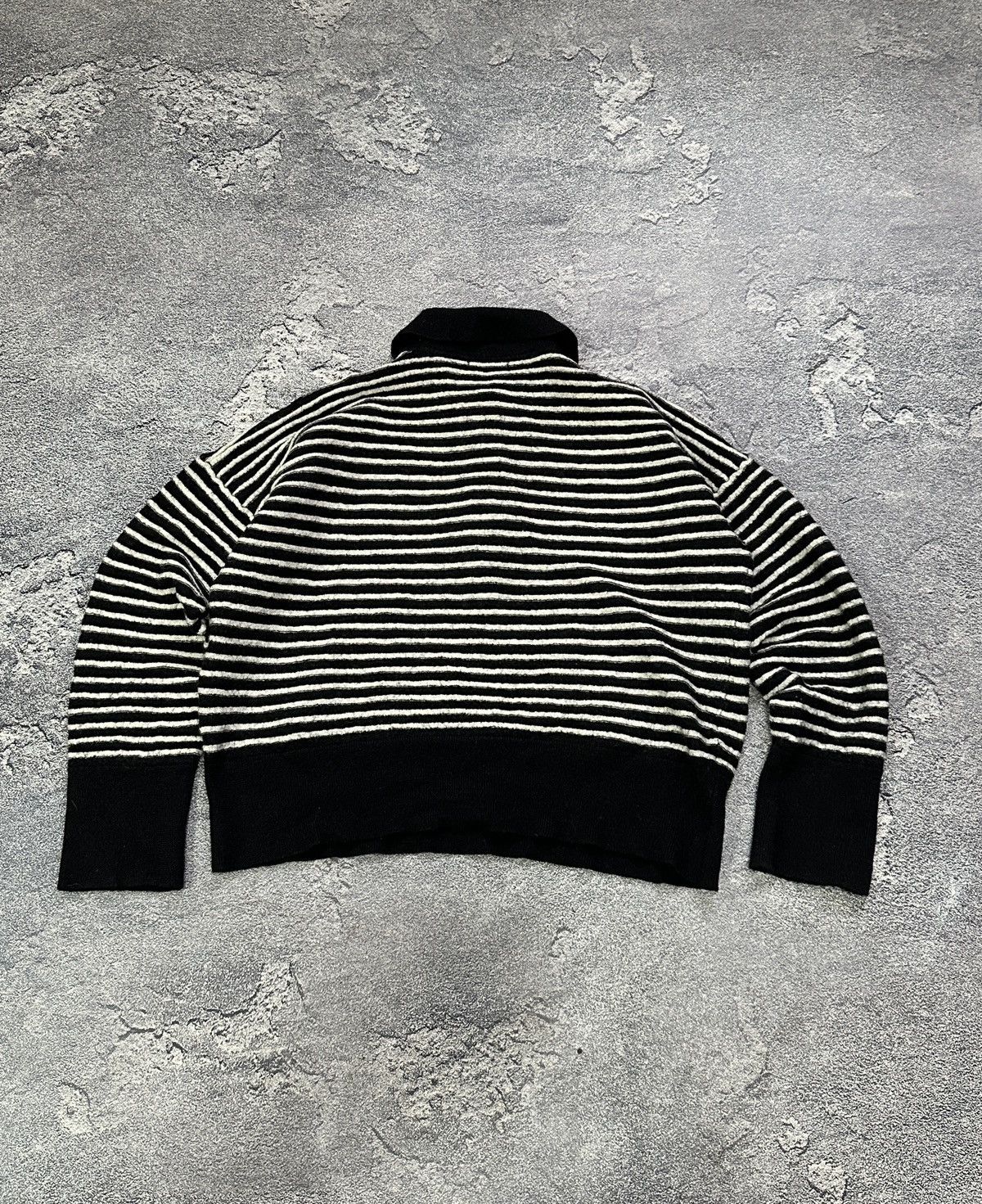 Barena Venezia BARENA Venezia Striped Polo Sweater Knit Top Long Sleeve Size S / US 4 / IT 40 - 7 Thumbnail