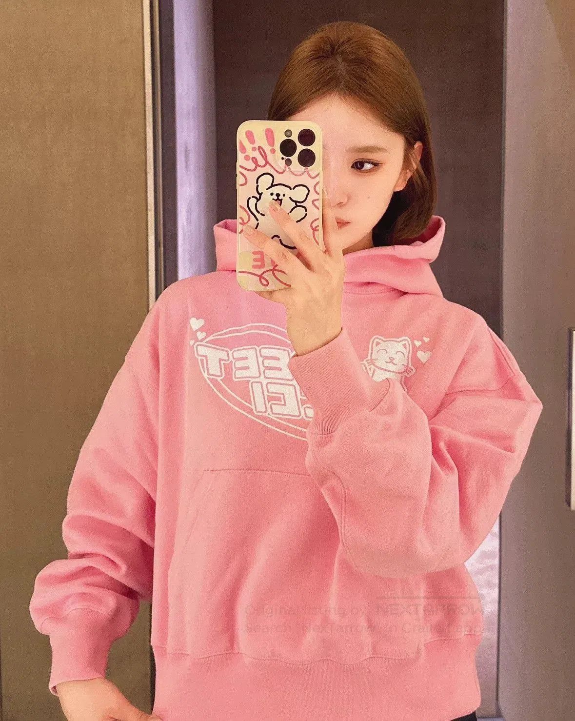 Gucci Gucci Pink Cat Logo Hoodie. Size M / US 6-8 / IT 42-44 - 7 Thumbnail