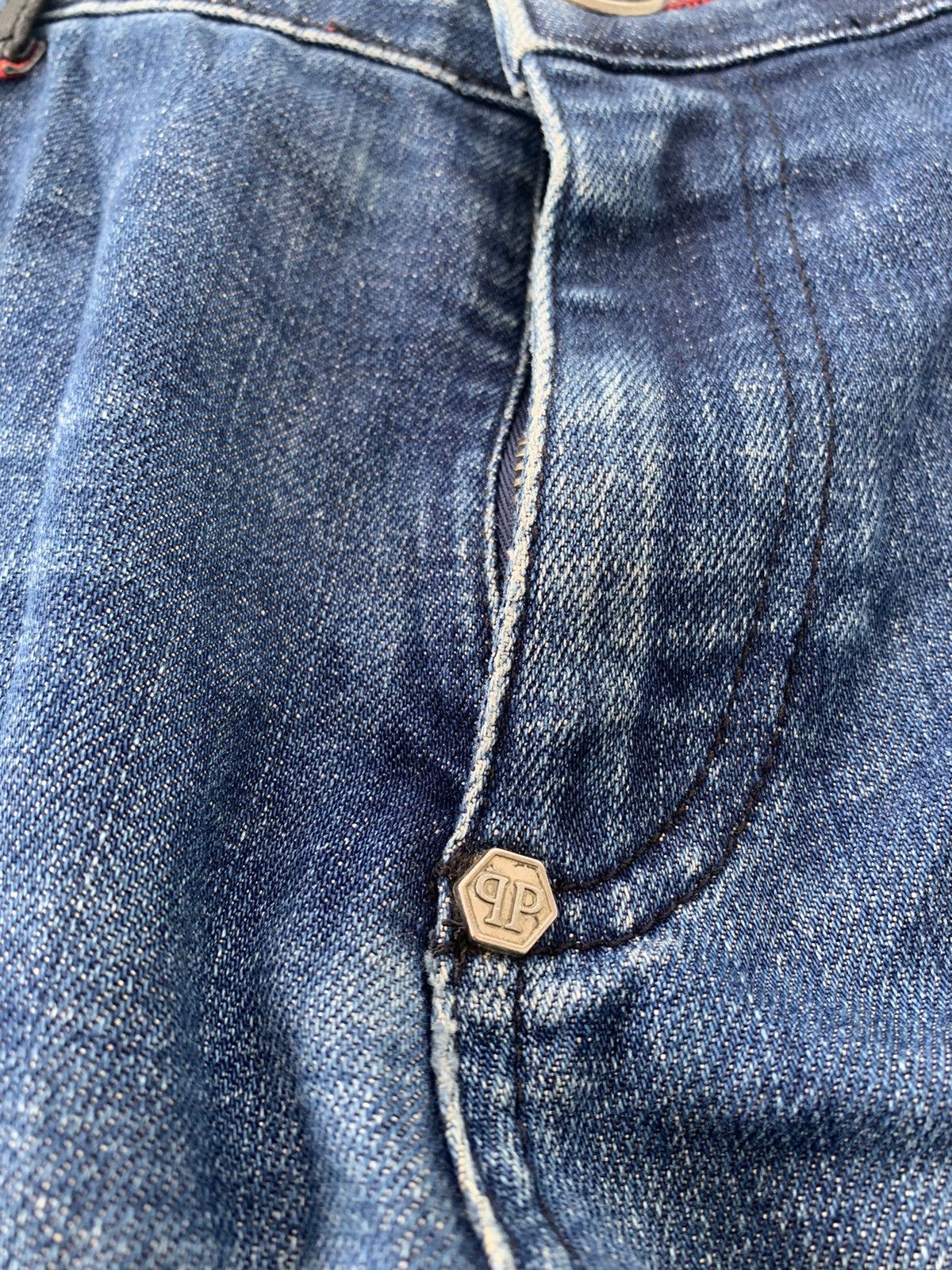 Philipp Plein Denim pants philipp plein bikers Size US 32 / EU 48 - 4 Thumbnail