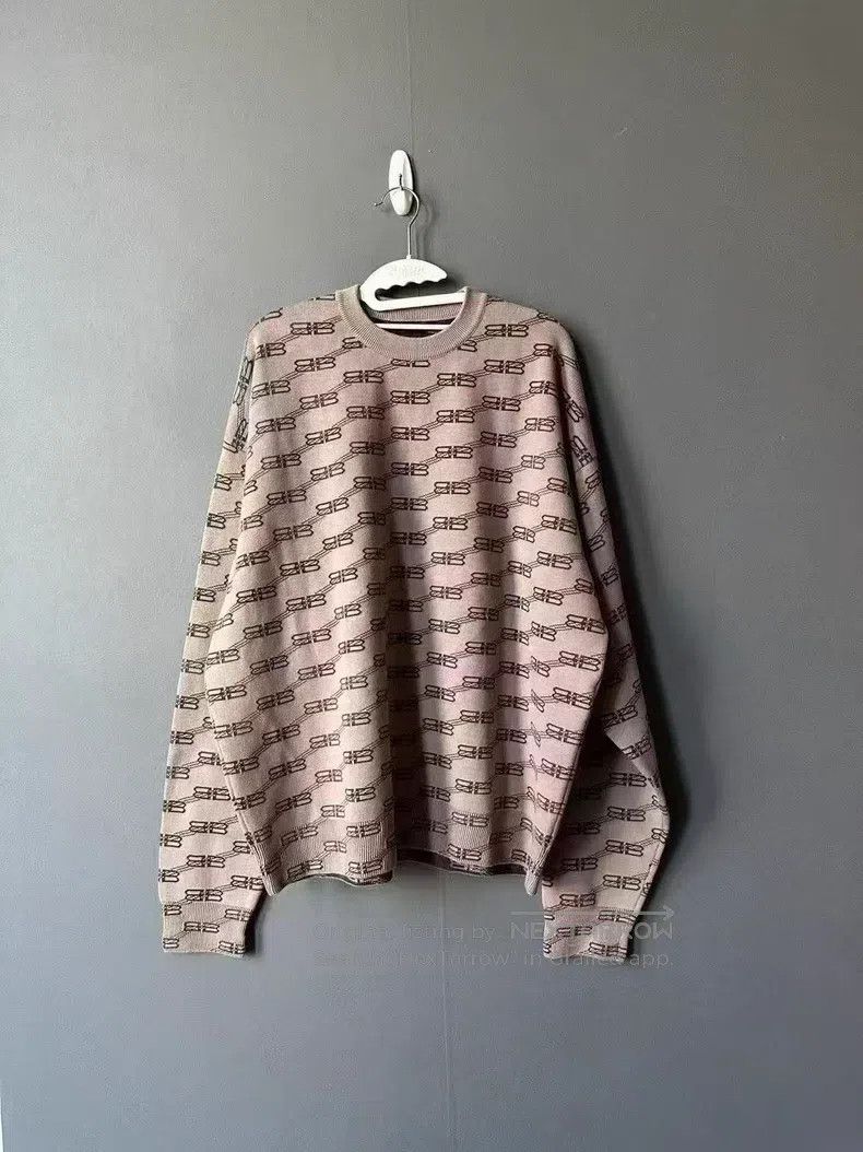 Balenciaga Balenciaga Snap Full Print Knitwear Size US S / EU 44-46 / 1 - 1 Thumbnail