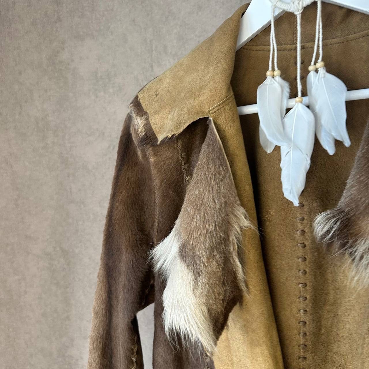 Other Luxury Sylvie Schimmel Fur Light Jacket Woll France Goat Size XS / US 0-2 / IT 36-38 - 6 Thumbnail