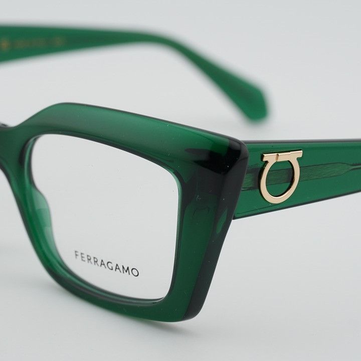 Salvatore Ferragamo Salvatore Ferragamo SF3008 317 Women Eyeglasses Green 50mm Size ONE SIZE - 2 Thumbnail