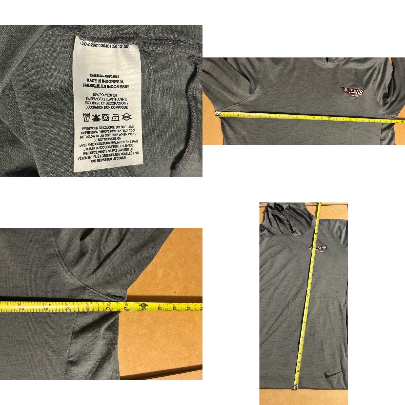 Nike Nike California University Of Pennsylvania Vulcans Softball Hoodie Women Large Size L / US 10 / IT 46 - 9 Thumbnail