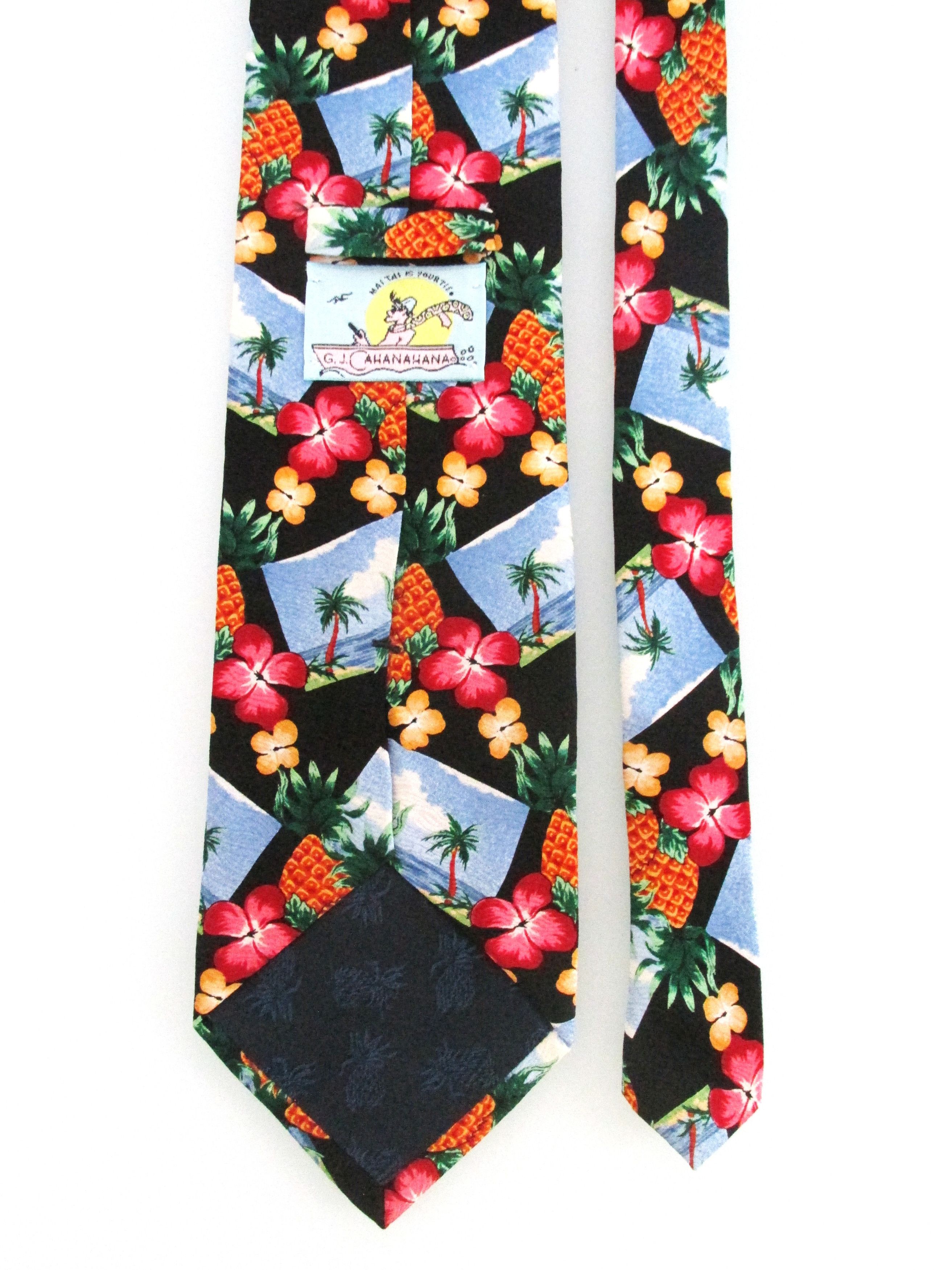Other G.J. Cahanahana (NWOT) Hawaiian Men's Cotton Ties Size ONE SIZE - 4 Thumbnail