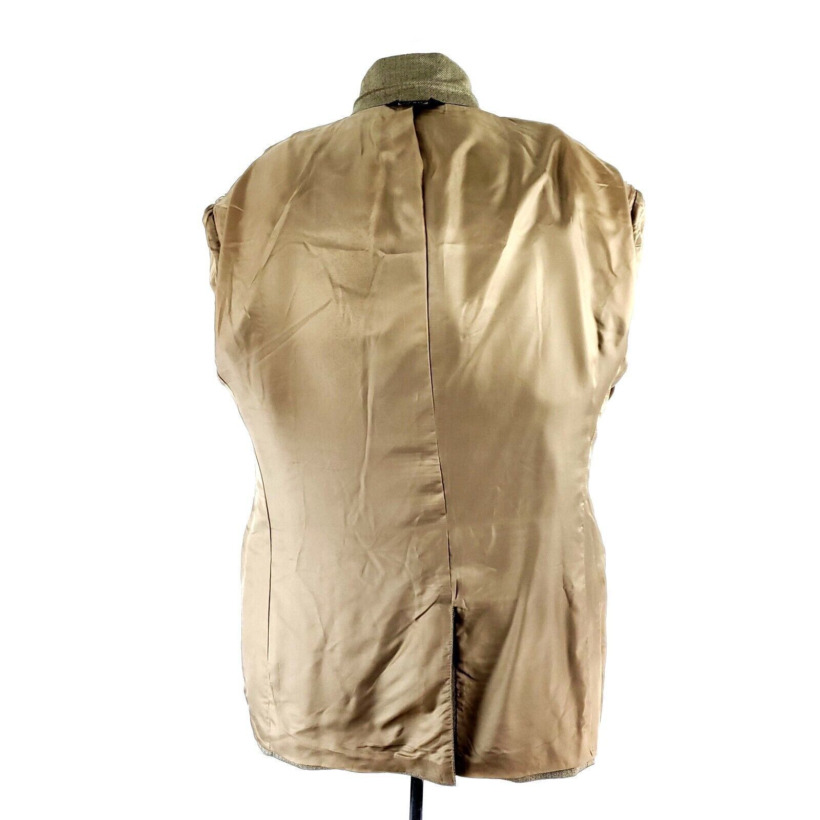 Jos. A. Bank Jos A Bank Signature Camel Hair Silk 2 Button Sport Coat 44L Size 44L - 11 Thumbnail