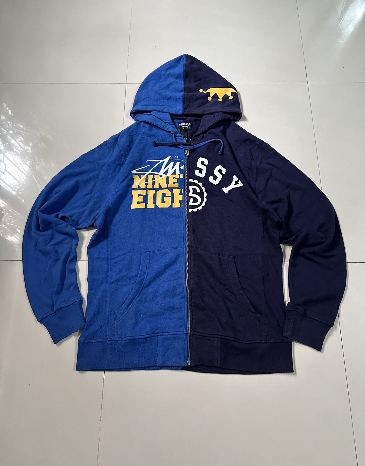 トップス STUSSY SPORT ZIP HOODIE 24SS BLUE Msize Stüssy: Men's Stussy Sport Zip Hoodie (Blue) | DSMNY E-SHOP