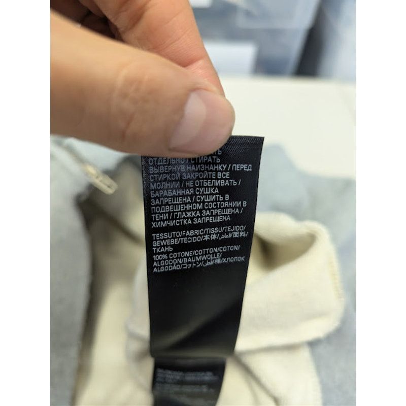 Balenciaga o1rshd1 Q:2 / Planet Earth Molleton Arch Zip-Up Hoodie Grey Size US M / EU 48-50 / 2 - 19 Thumbnail