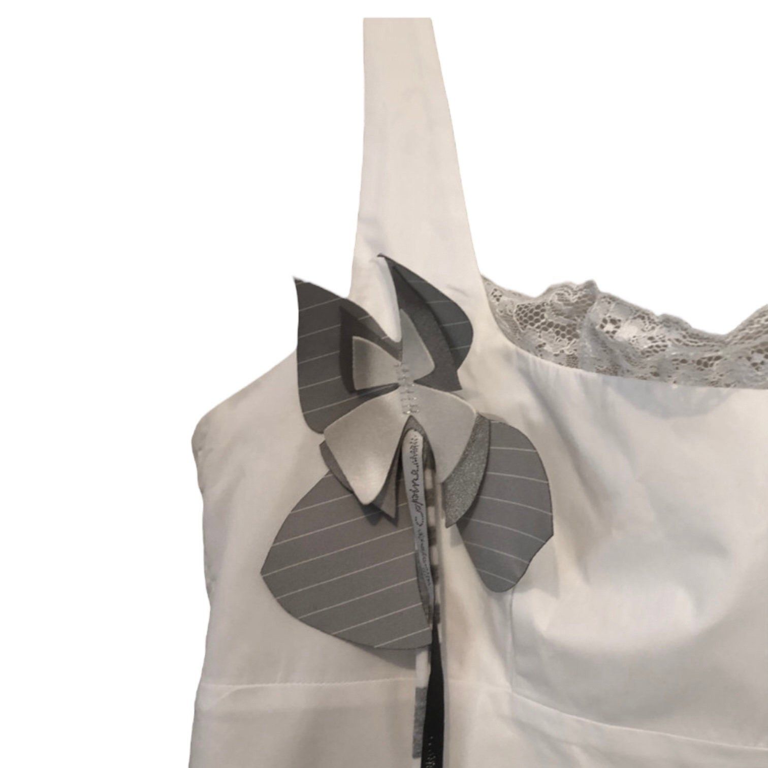 Cop Copine The Cop Copine Neutral Flower Dress Size ONE SIZE - 4 Thumbnail