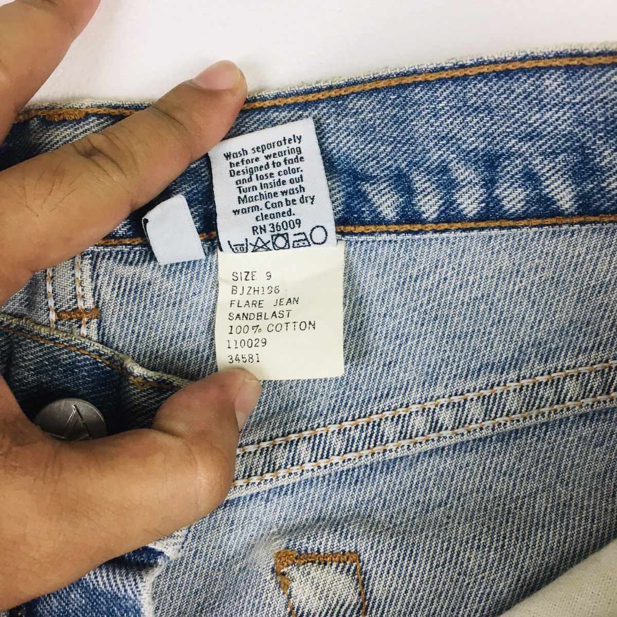 Calvin Klein Vintage Calvin Klein Flare Jean Made in USA Size US 31 - 11 Thumbnail