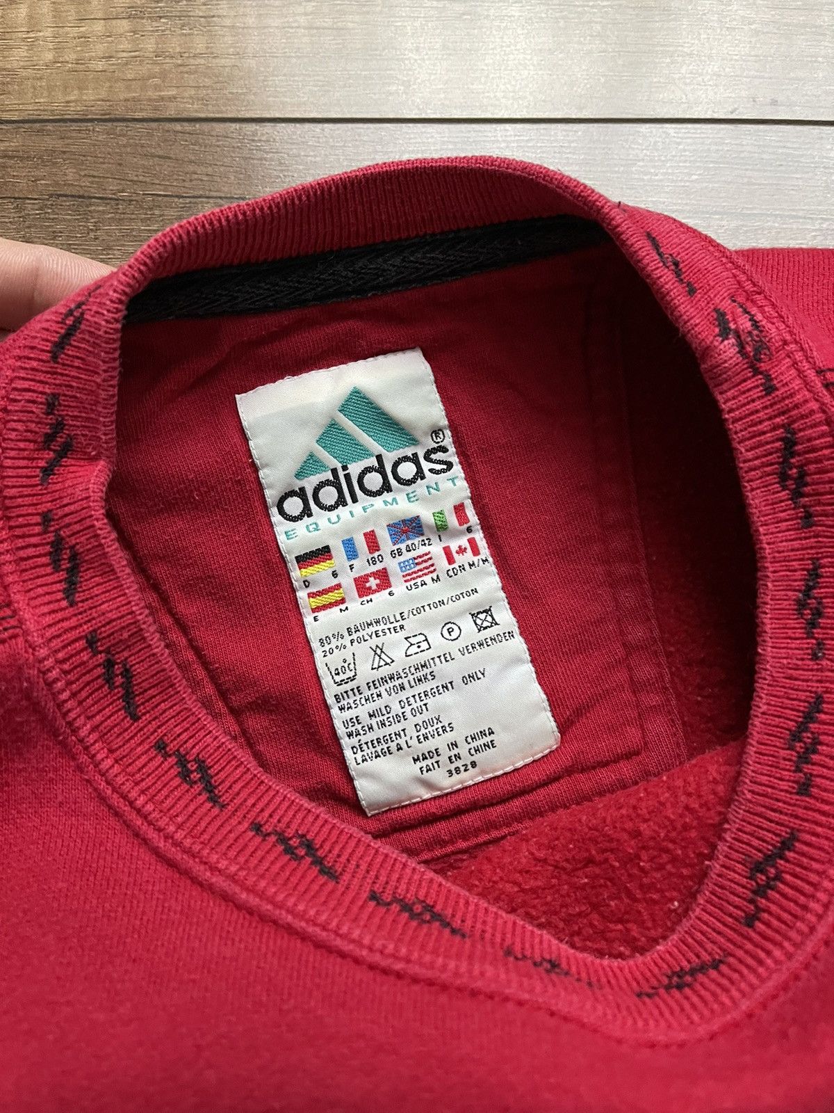 Vintage Adidas Equipment Vintage Sweatshirt Crewneck 90s Big Logo Size US M / EU 48-50 / 2 - 8 Thumbnail