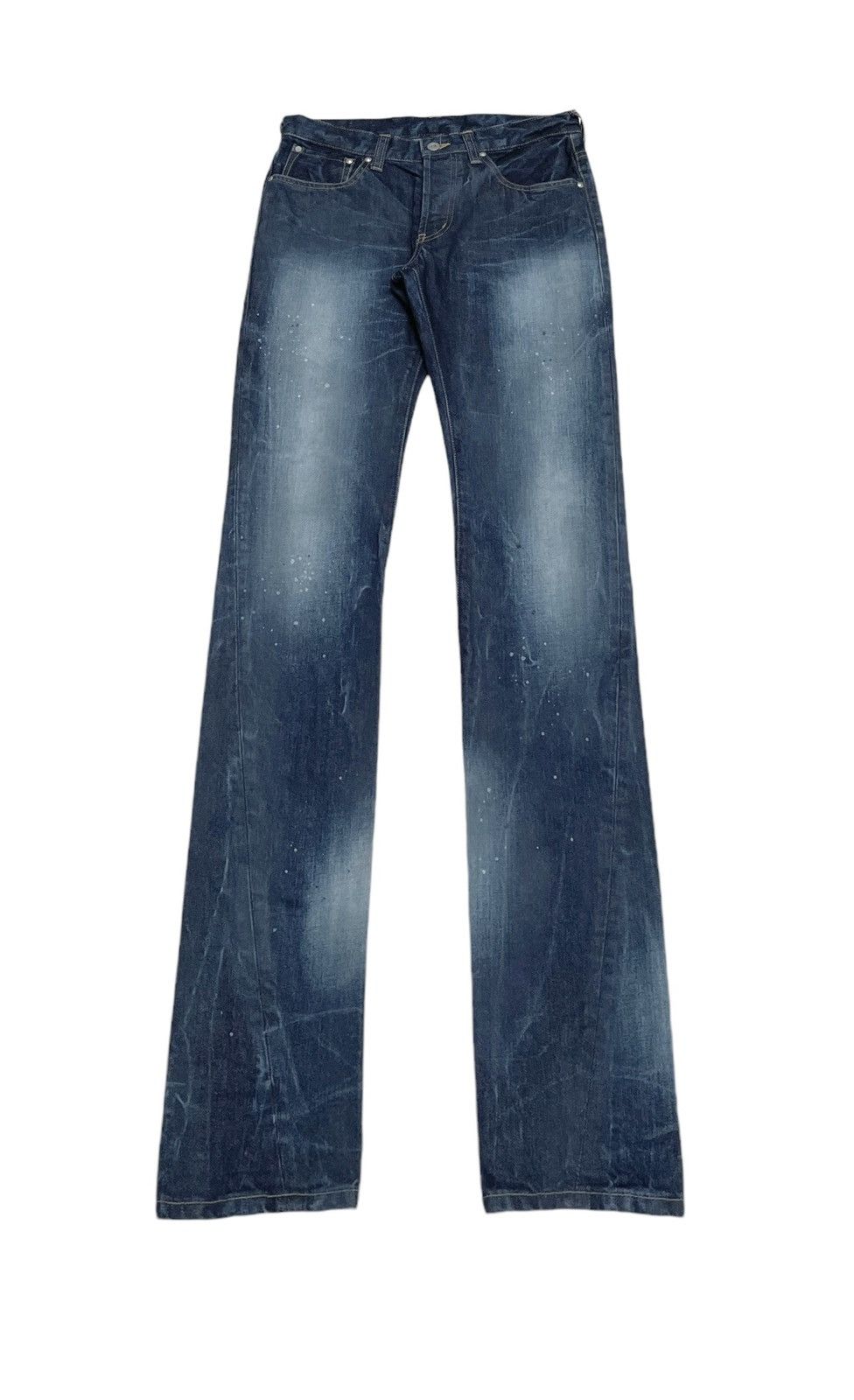 Tornado Mart Very Rare Design Vintage Brand Tornado Mart Jeans 1990s Size US 30 / EU 46 - 1 Thumbnail