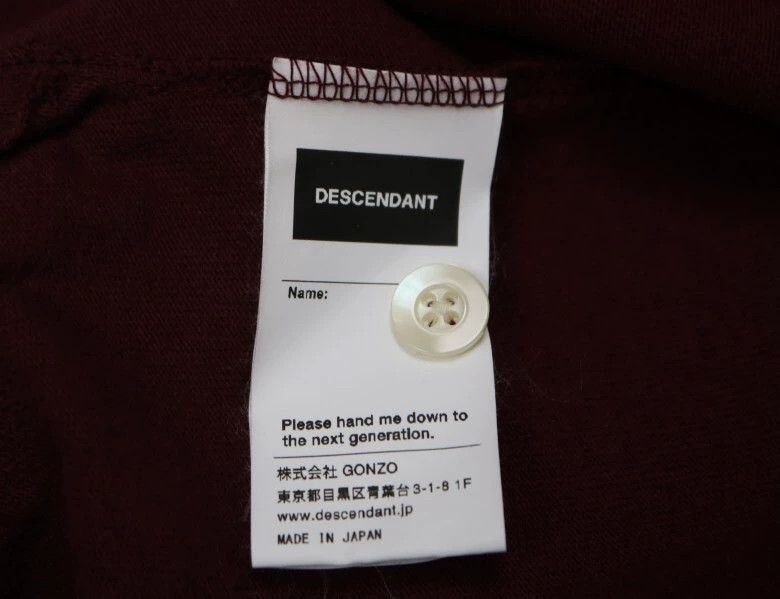 Descendant Red Long-Sleeve Polo Shirt with Contrast Panel Size US M / EU 48-50 / 2 - 5 Thumbnail