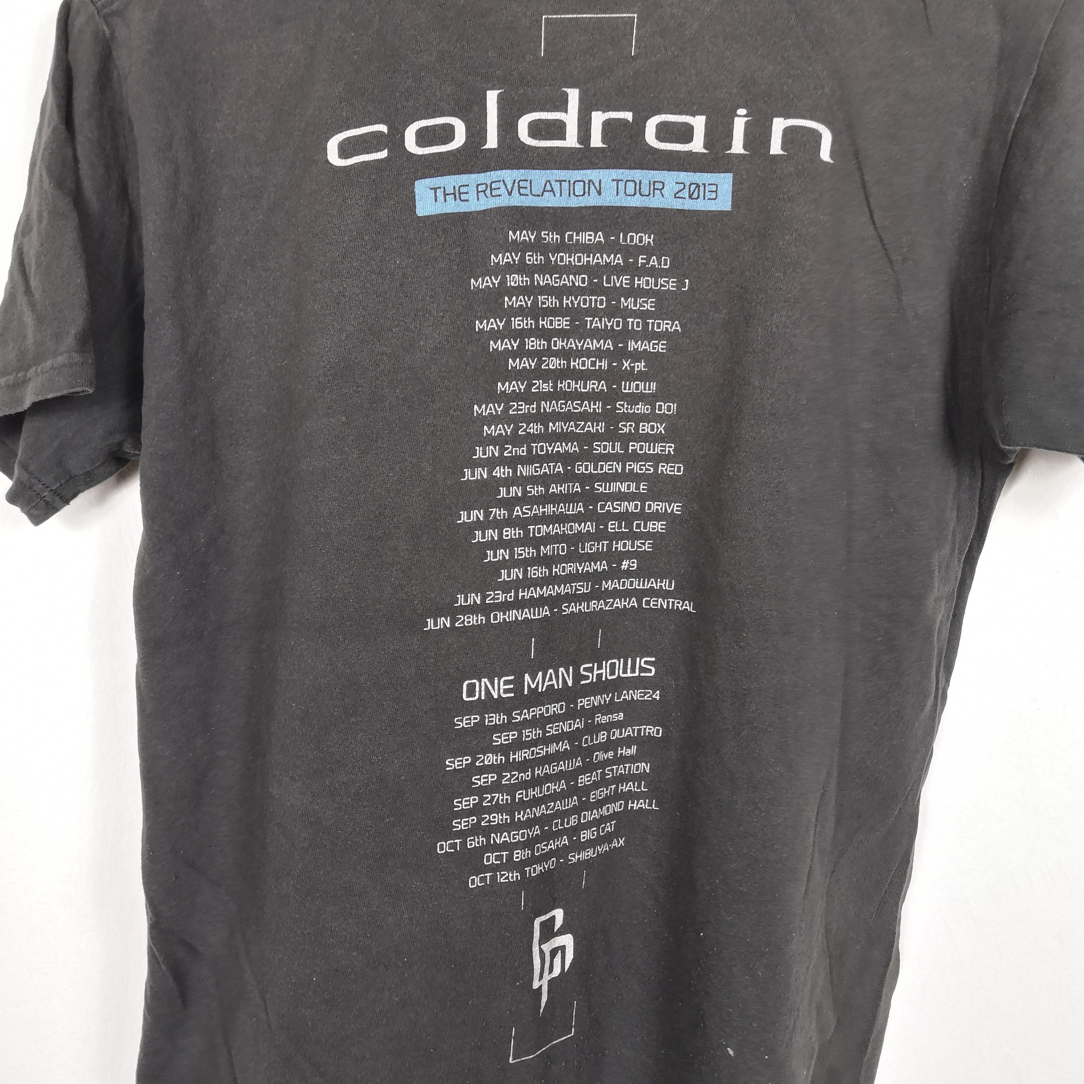 Band Tees Vintage Coldrain T-Shirt Tour Band Concert Crewneck Tees Size US S / EU 44-46 / 1 - 6 Thumbnail