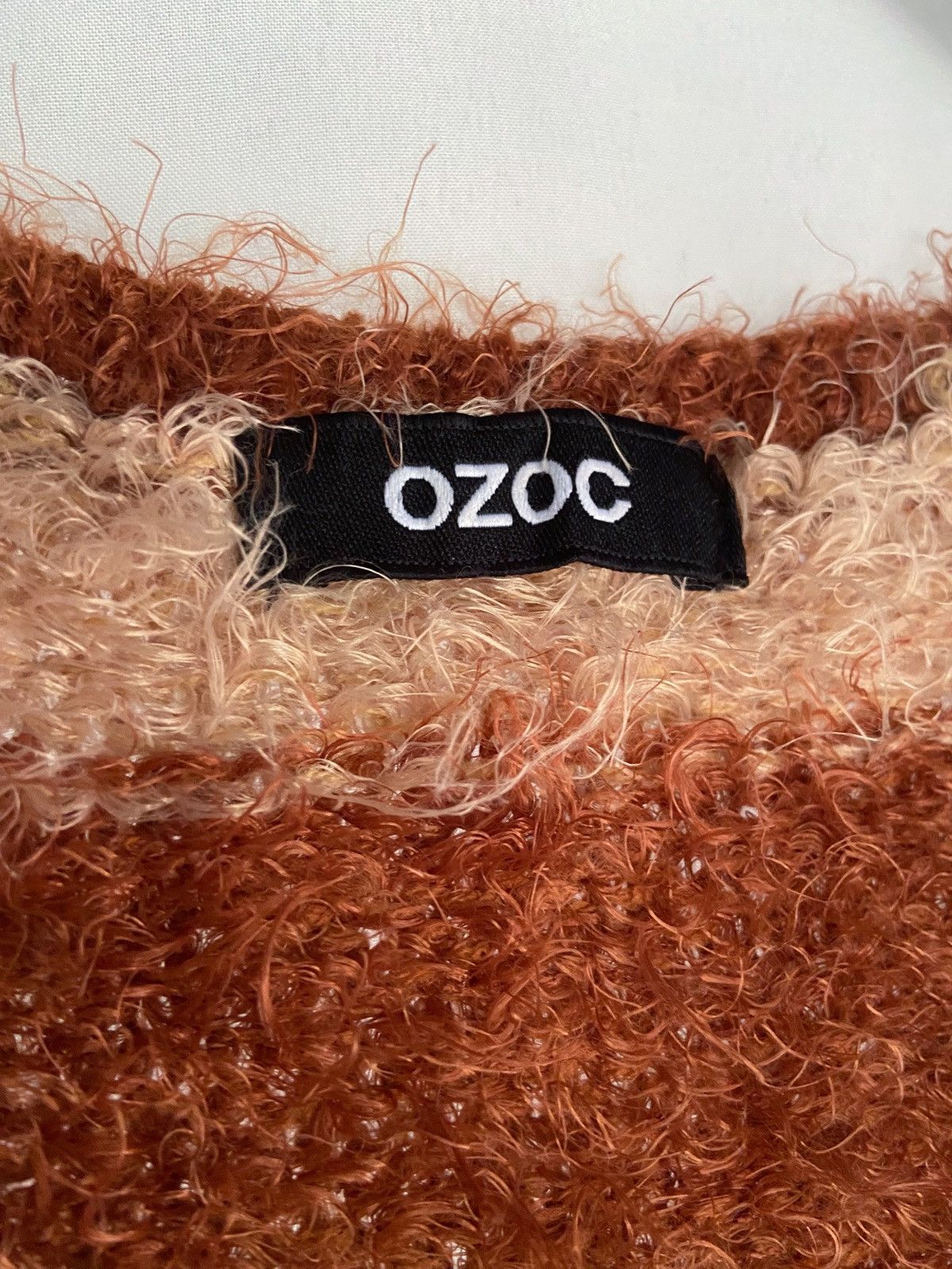 Yasuyuki Ishii OZOC STRIPED KURT COBAIN GRUNGE STYLE KNIT Size US L / EU 52-54 / 3 - 7 Thumbnail