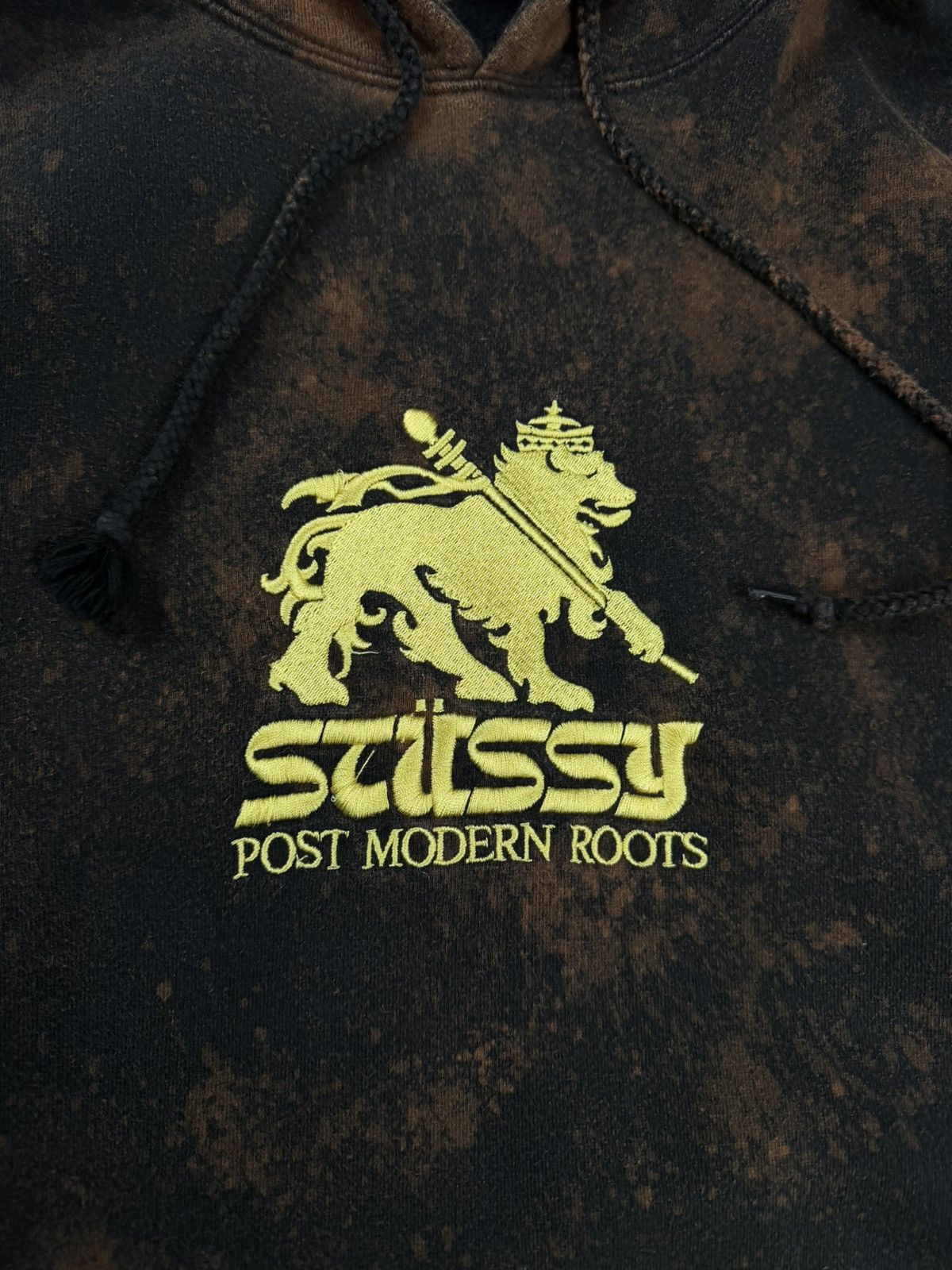 Stussy Stussy Custom Tie Dye Post Modern Roots Hoodie Size L Size US L / EU 52-54 / 3 - 6 Thumbnail