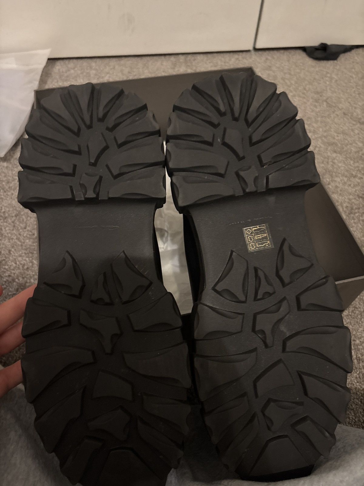 Rick Owens Drkshdw Rick Owen's Bozo Beatles Boots - size 11.5 US size 45 EU Size US 11 / EU 44 - 7 Thumbnail