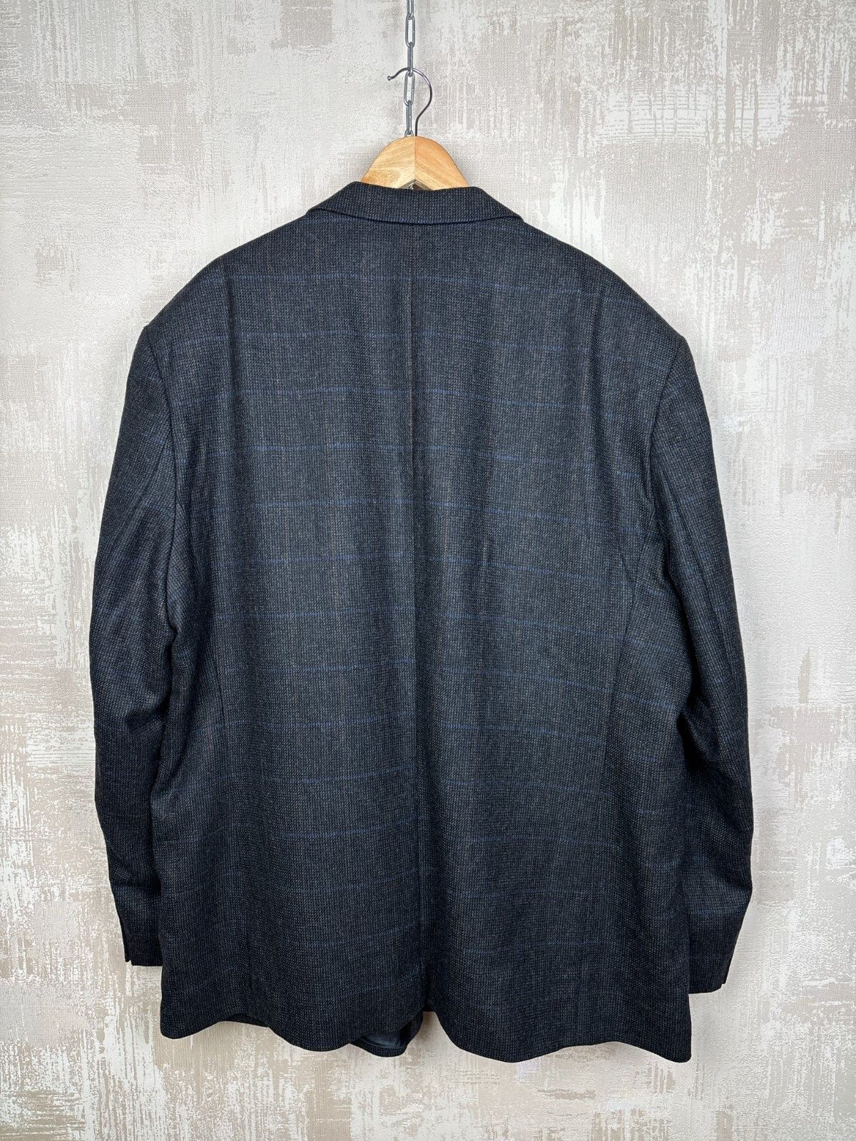 Other Edler Von F Oxford Wool Check Blazer Jacket Sport Coat Size 54R - 20 Thumbnail