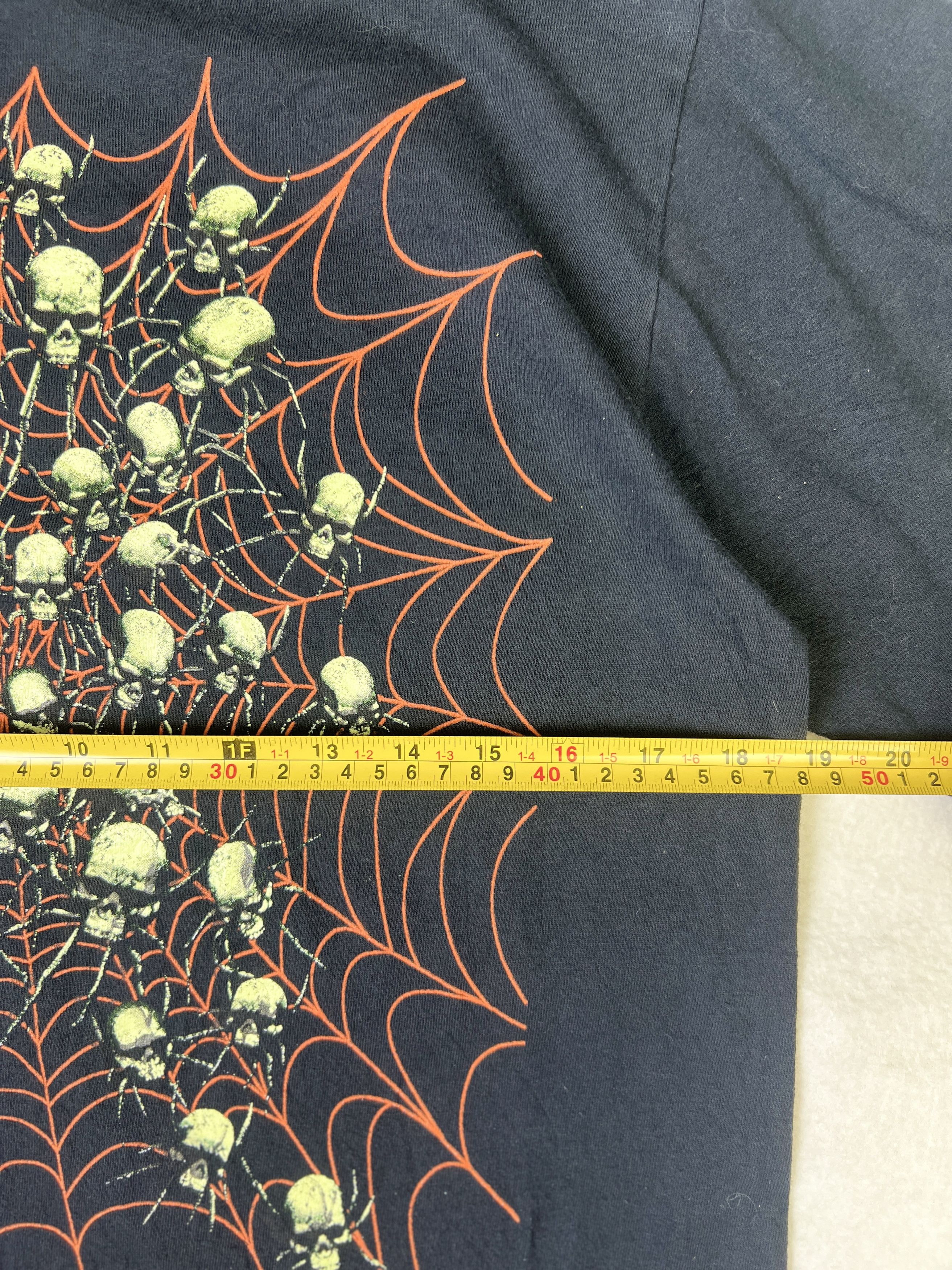 Other 2000s Skull Spider Web T-Shirt | Glow-in-the-Dark Y2K M Size US M / EU 48-50 / 2 - 4 Thumbnail