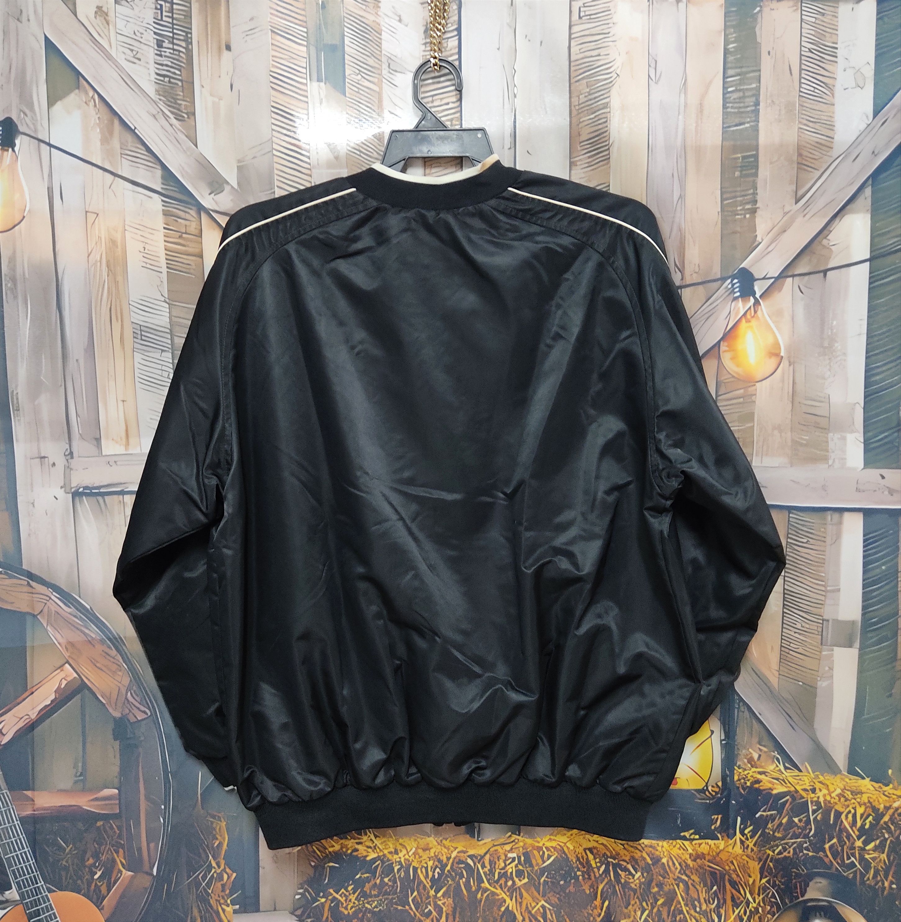 Nike Vintage 90s NIKE Swoosh Drill Nylon Windbreaker Jacket Size US XL / EU 56 / 4 - 3 Thumbnail