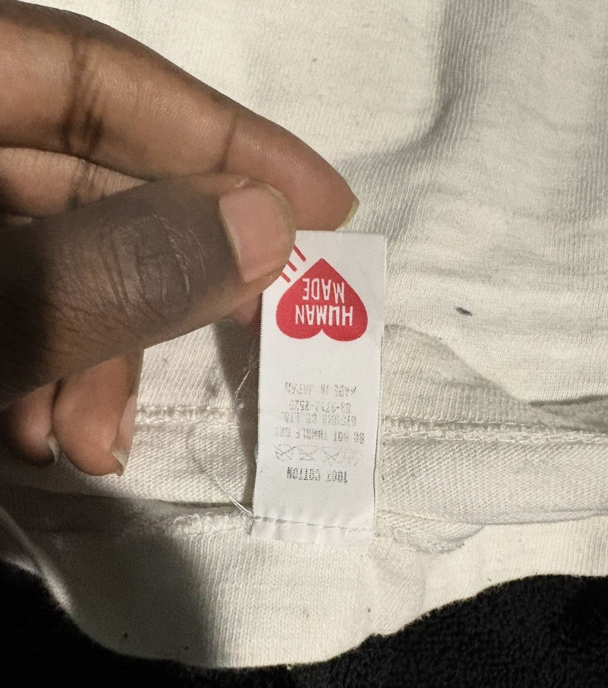 Human Made × Kaws Human Made x Kaws Tee #6 Big Heart White Size US S / EU 44-46 / 1 - 6 Thumbnail