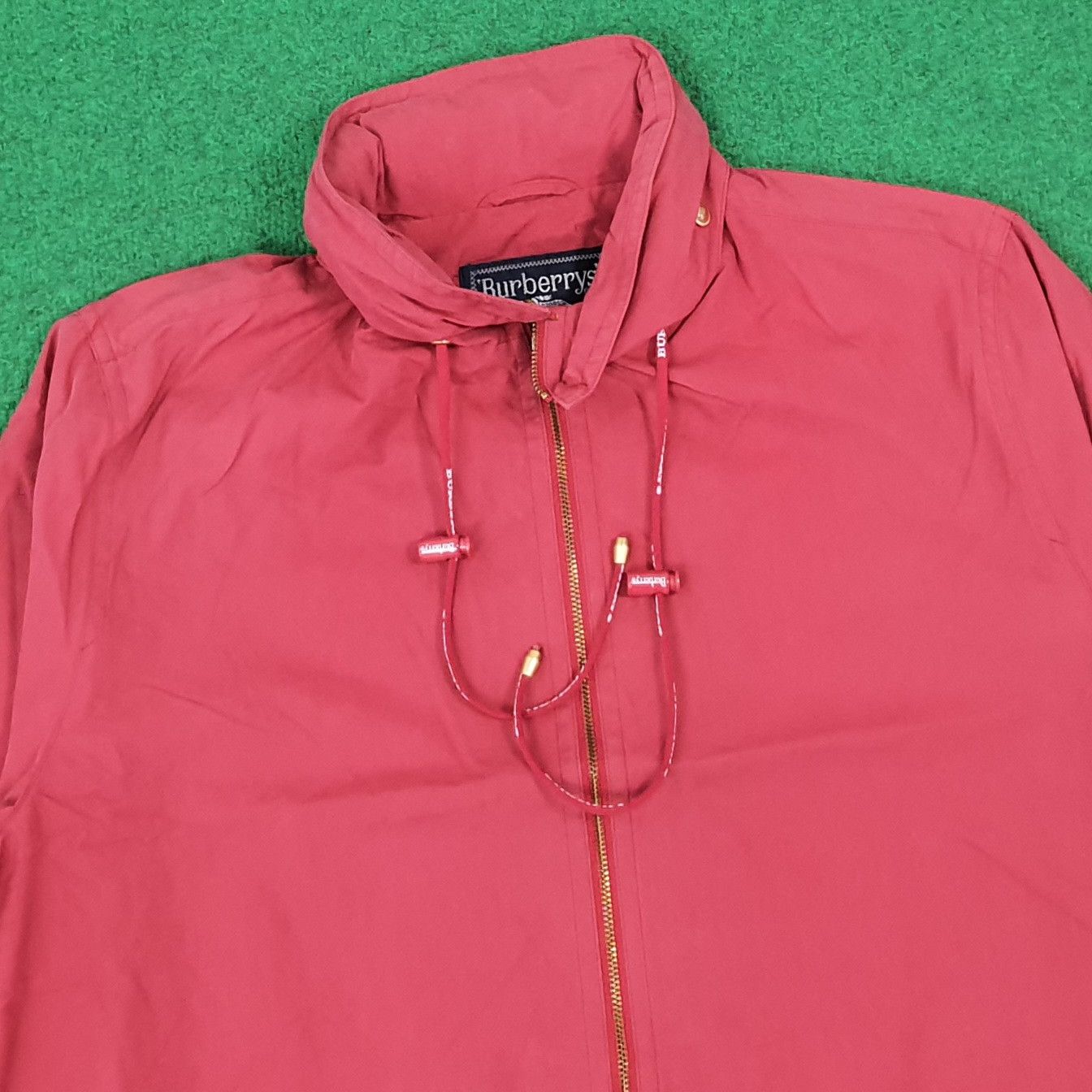 Burberry Vintage Burberry's Red Anorak Custom Logo Jacket C274N5 Size US L / EU 52-54 / 3 - 4 Thumbnail