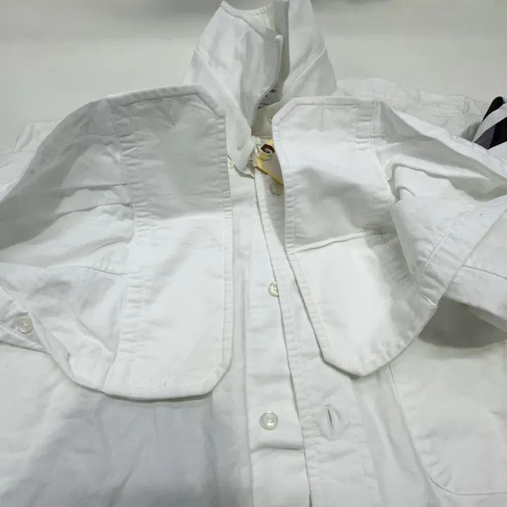 Thom Browne Thom Browne Long Sleeve Oxford Shirt - White -2507 Size US S / EU 44-46 / 1 - 3 Thumbnail