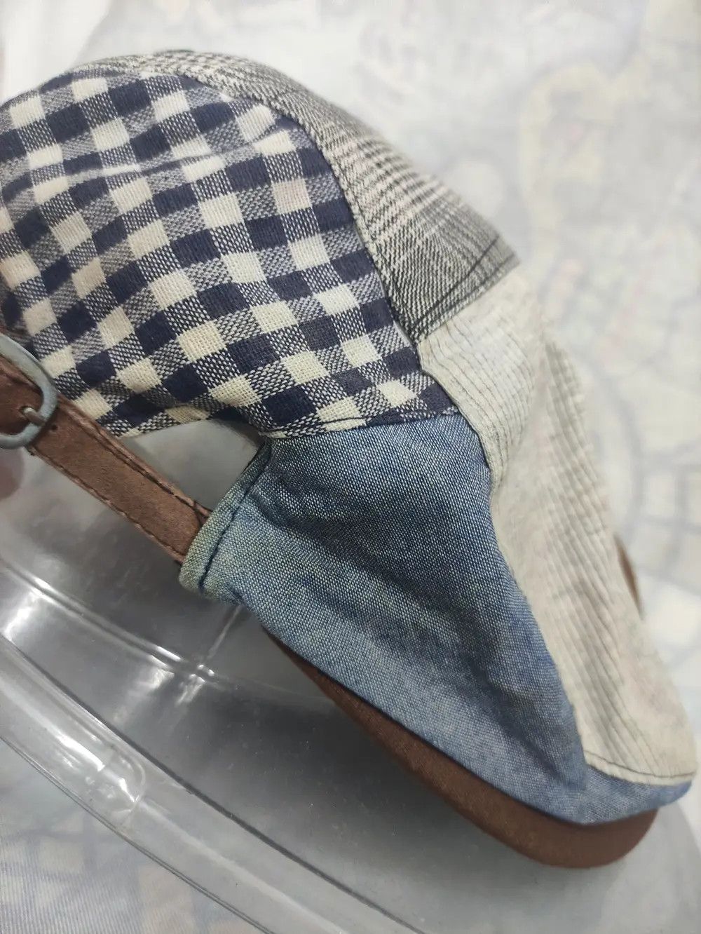 Japanese Brand × Vintage JAPANESE BRAND DENIM PATCHWORK BARETTA CAP Size ONE SIZE - 9 Thumbnail