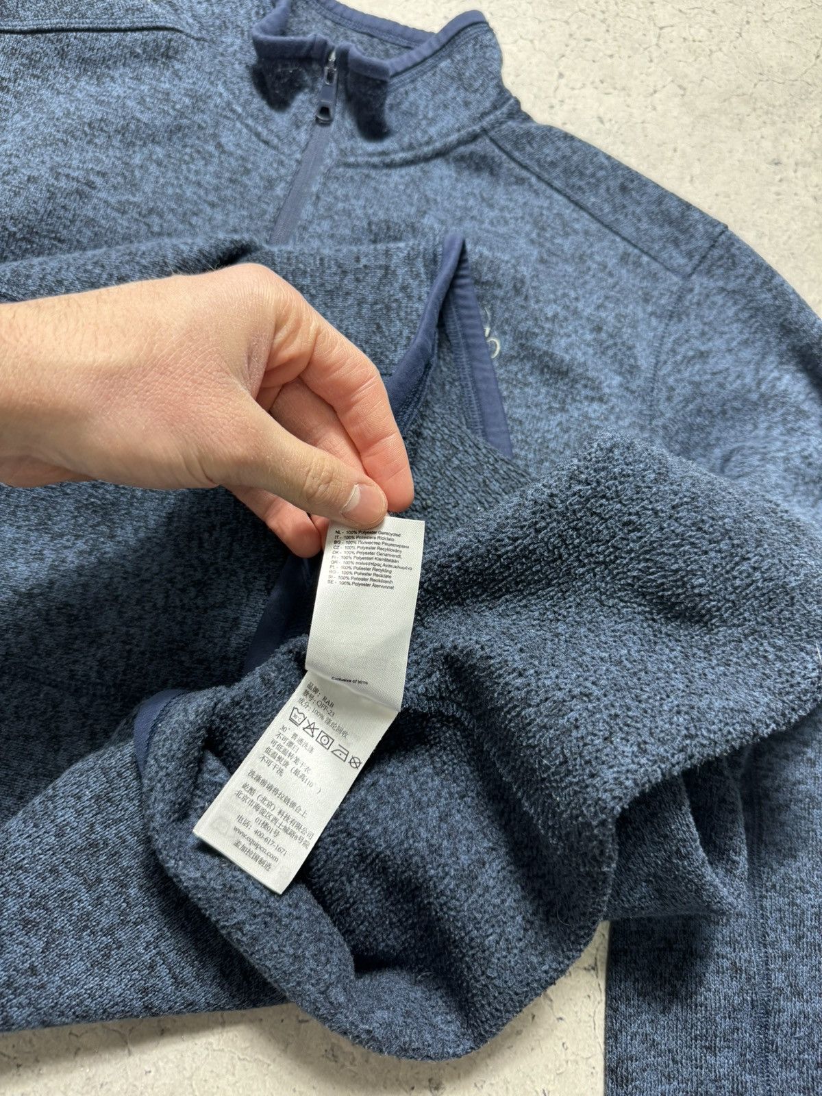 Rab Rab Fleece Sweatshirt Jacket Outdoor Blue Size L Size US L / EU 52-54 / 3 - 9 Thumbnail