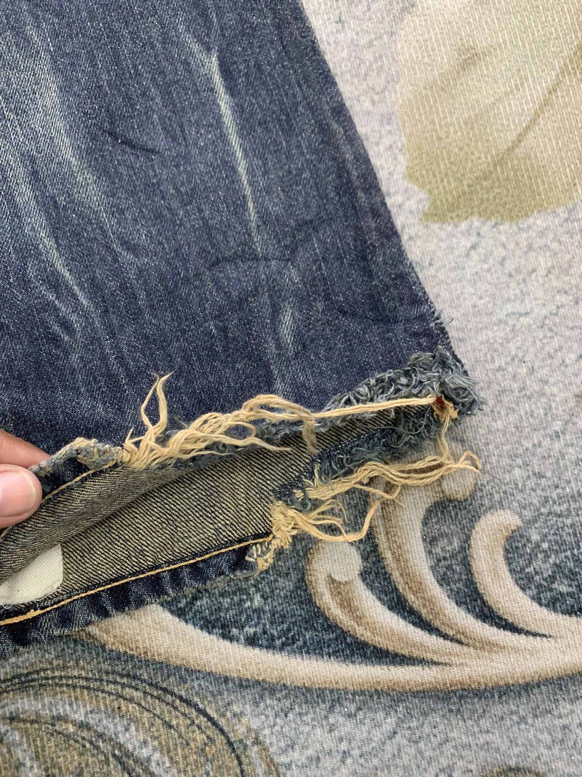 Self Edge Nice Sifury Copper Riveted Selvedge Denim Pant Made in Japan Size US 31 - 14 Thumbnail