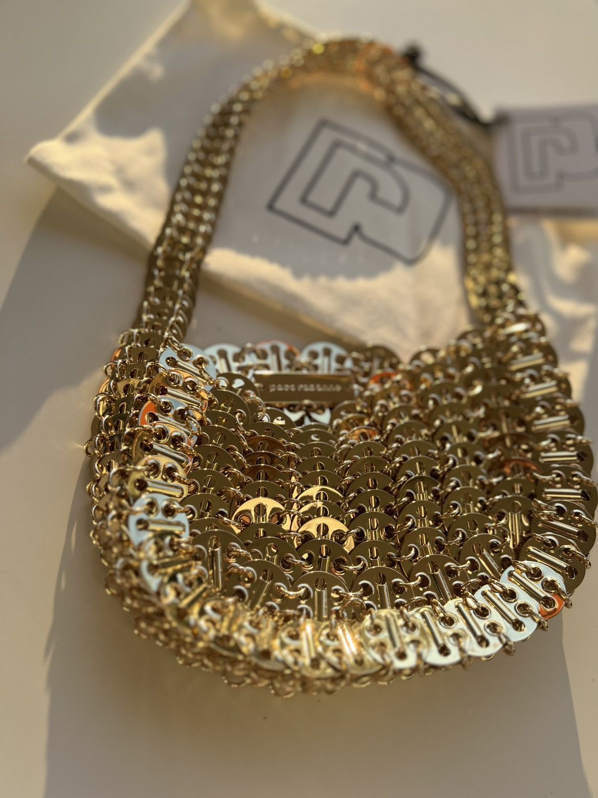 Paco Rabanne Paco Rabanne Iconic Gold Moon Bag Size ONE SIZE - 4 Thumbnail