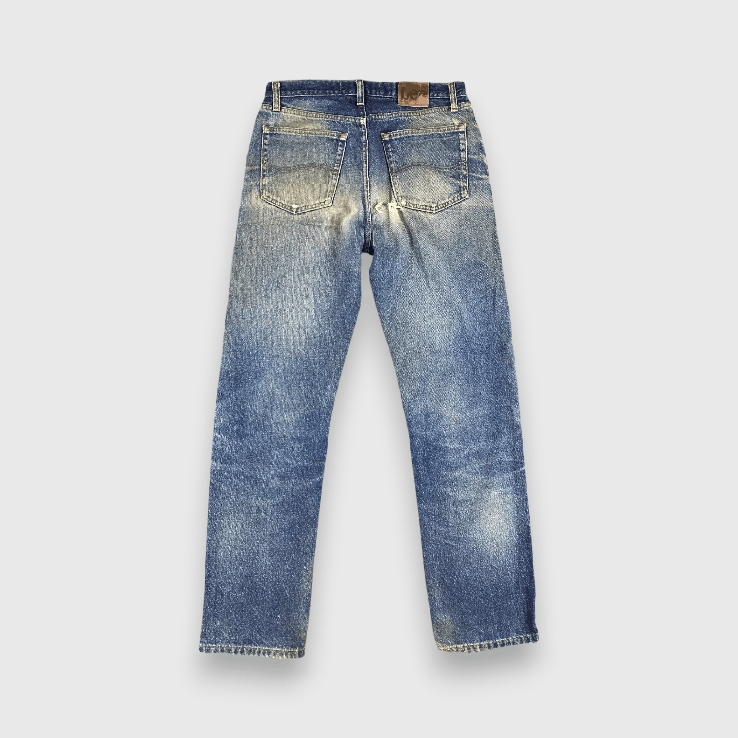 Lee Vintage Blue Wash Ripped Lee Jeans-J1664 Size US 33 - 2 Thumbnail