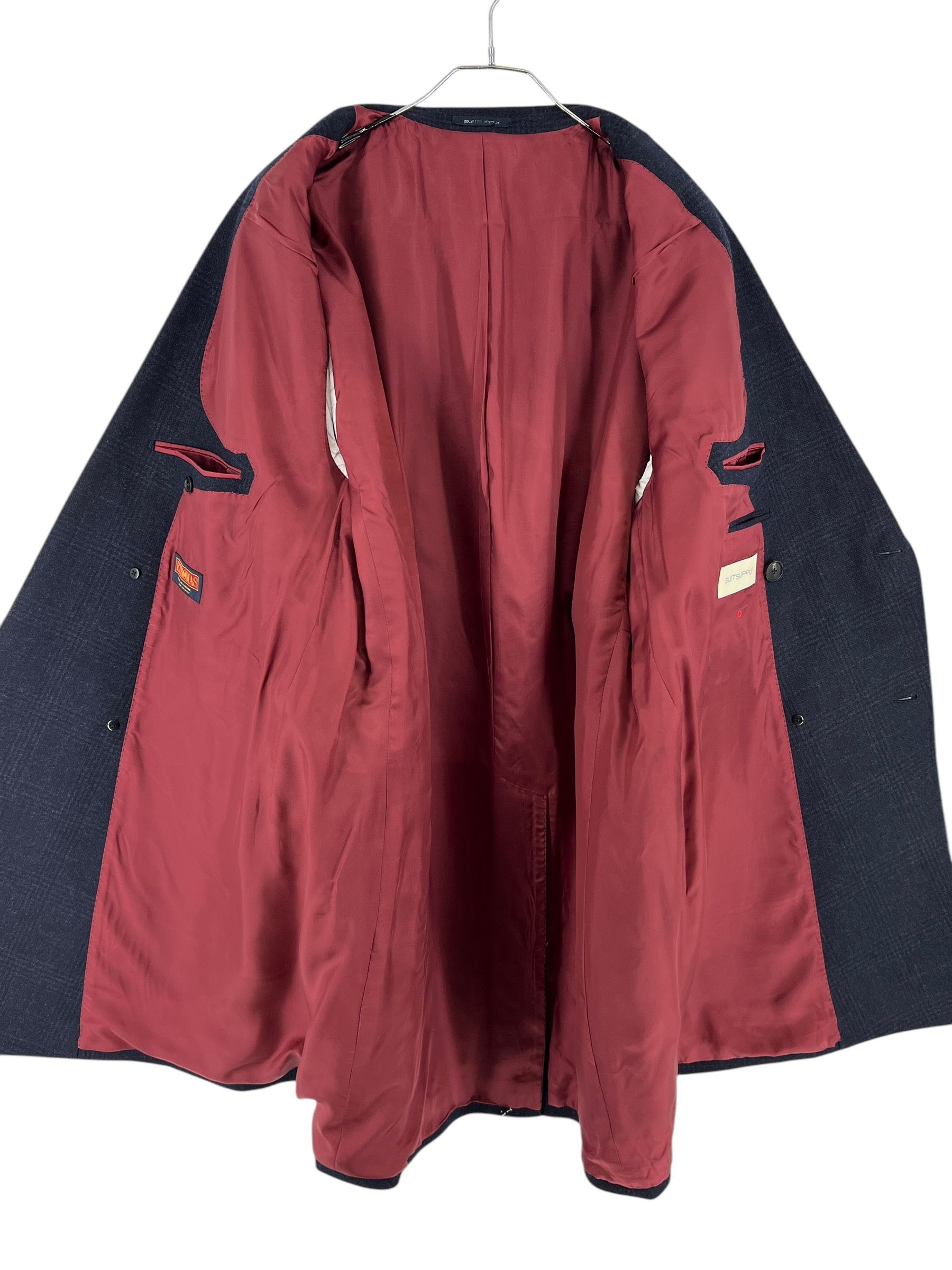 Suitsupply Bleecker Wool Cashmere Coat Jacket Overcoat Size UK/US:52R Size US XXL / EU 58 / 5 - 2 Thumbnail