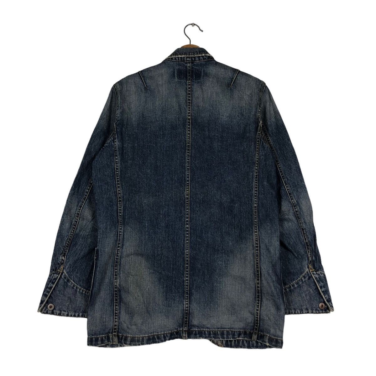 Levi's 🔥Vintage Chore Biker Denim Jacket Levi’s Big Pocket Size US M / EU 48-50 / 2 - 8 Thumbnail