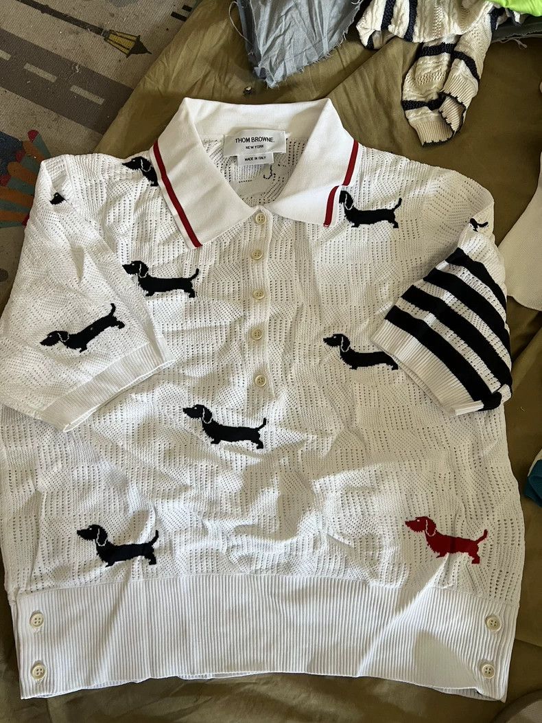 Thom Browne Thom Browne size44 Sausage dog POLO shirt Size M / US 6-8 / IT 42-44 - 2 Thumbnail