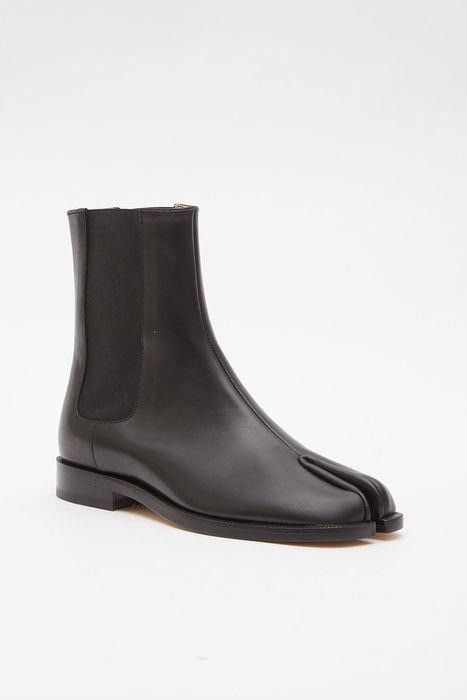 Maison Margiela o1bcso1str0226 Tabi Chelsea Boots in Black Size US 8 / IT 38 - 2 Thumbnail