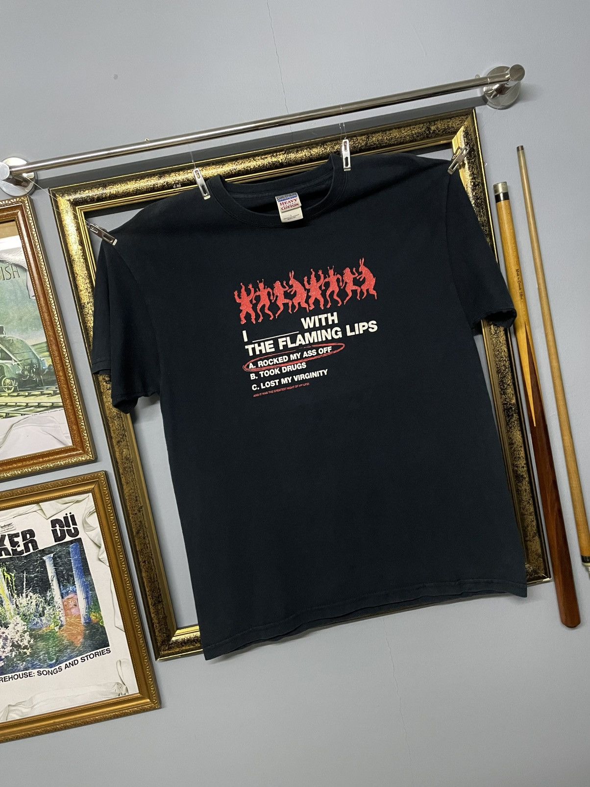 Band Tees Vintage Original The Flaming Lips Rocked My Ass Fade Tshirt Size US L / EU 52-54 / 3 - 2 Thumbnail