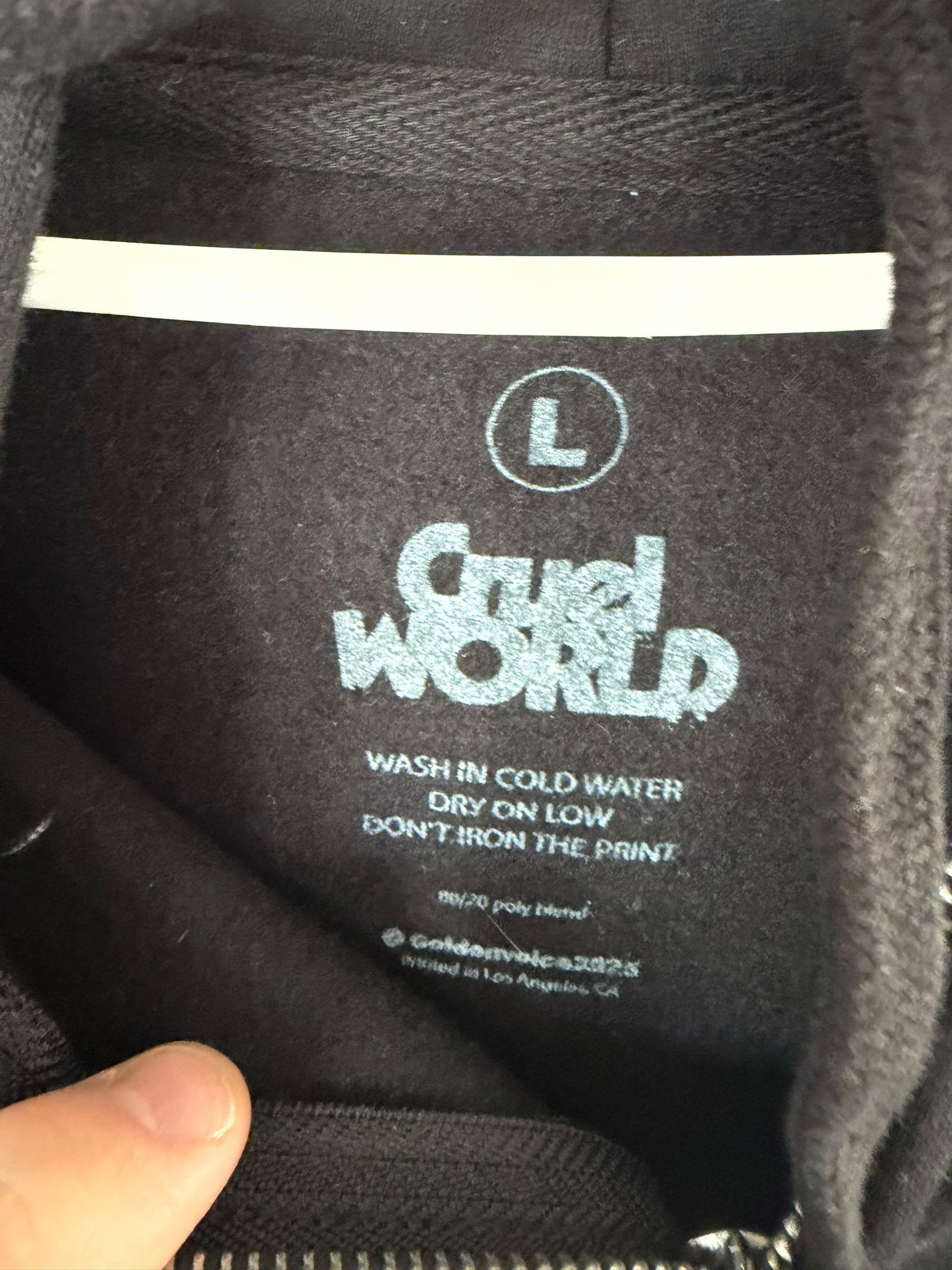 Other Cruel World 2025 Hoodie – Post Punk / Goth Festival Merch Size US L / EU 52-54 / 3 - 3 Thumbnail