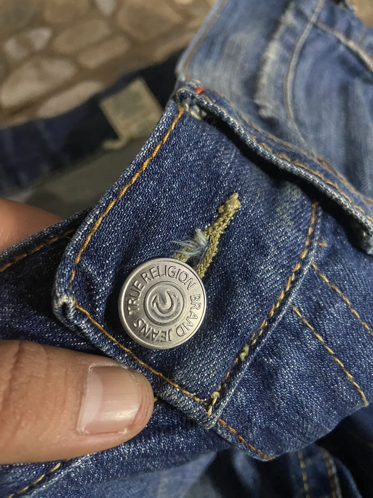 True Religion VTG TRUE RELIGION FLARE DENIM PANTS Size US 33 - 5 Thumbnail