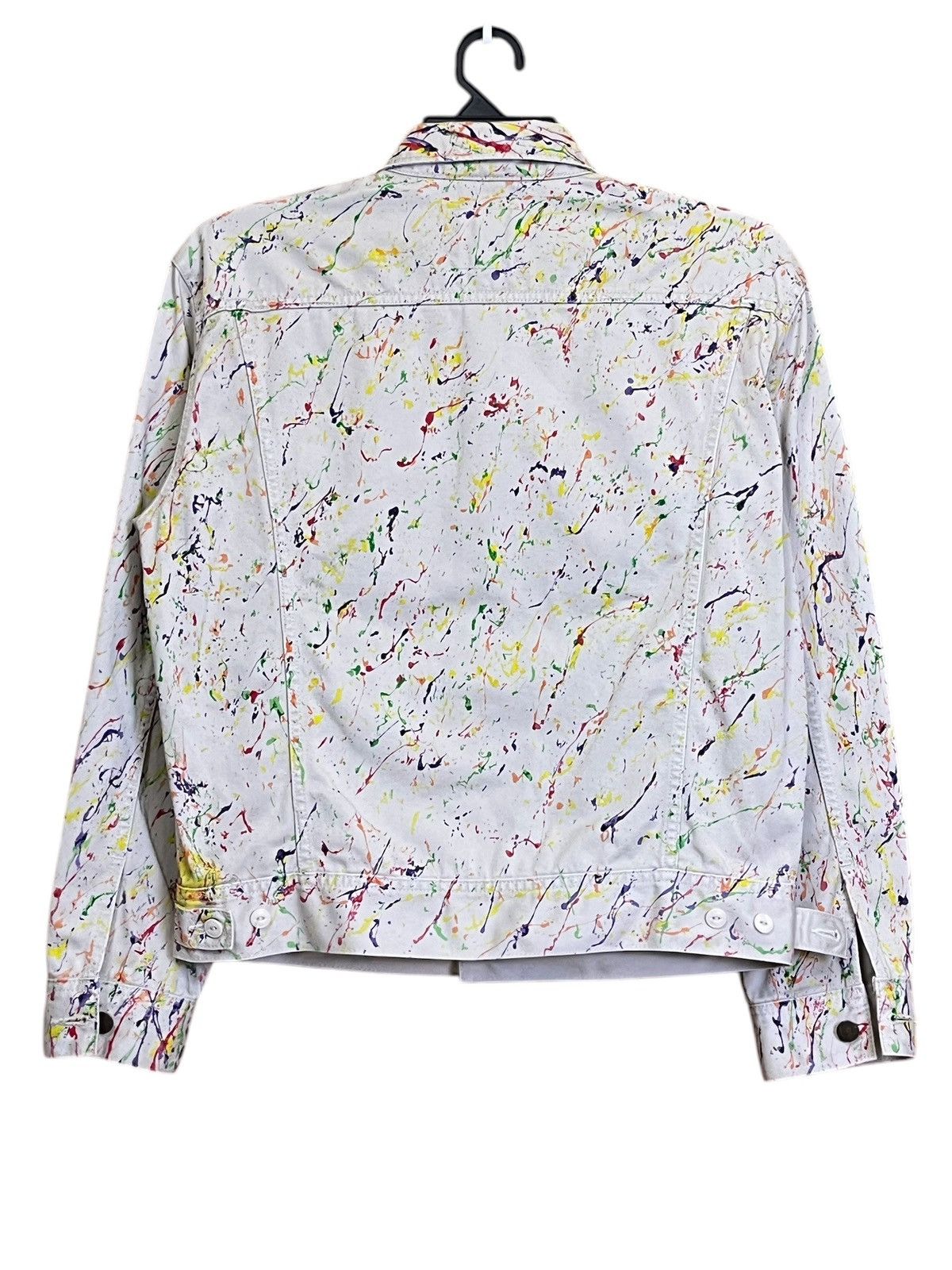 Japanese Brand VINTAGE EDWIN X LEE CUSTOM PAINT SPLATTER TRUCKER JACKET Size US L / EU 52-54 / 3 - 2 Thumbnail