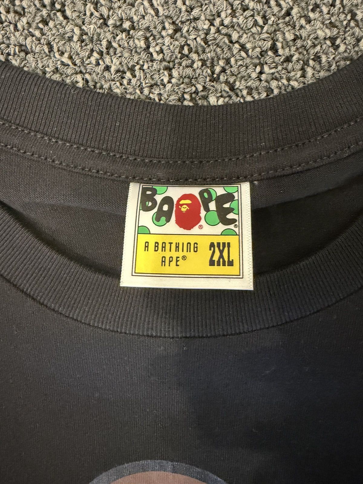 Bape BAPE Baby Milo Flame Tee Size US XXL / EU 58 / 5 - 2 Thumbnail