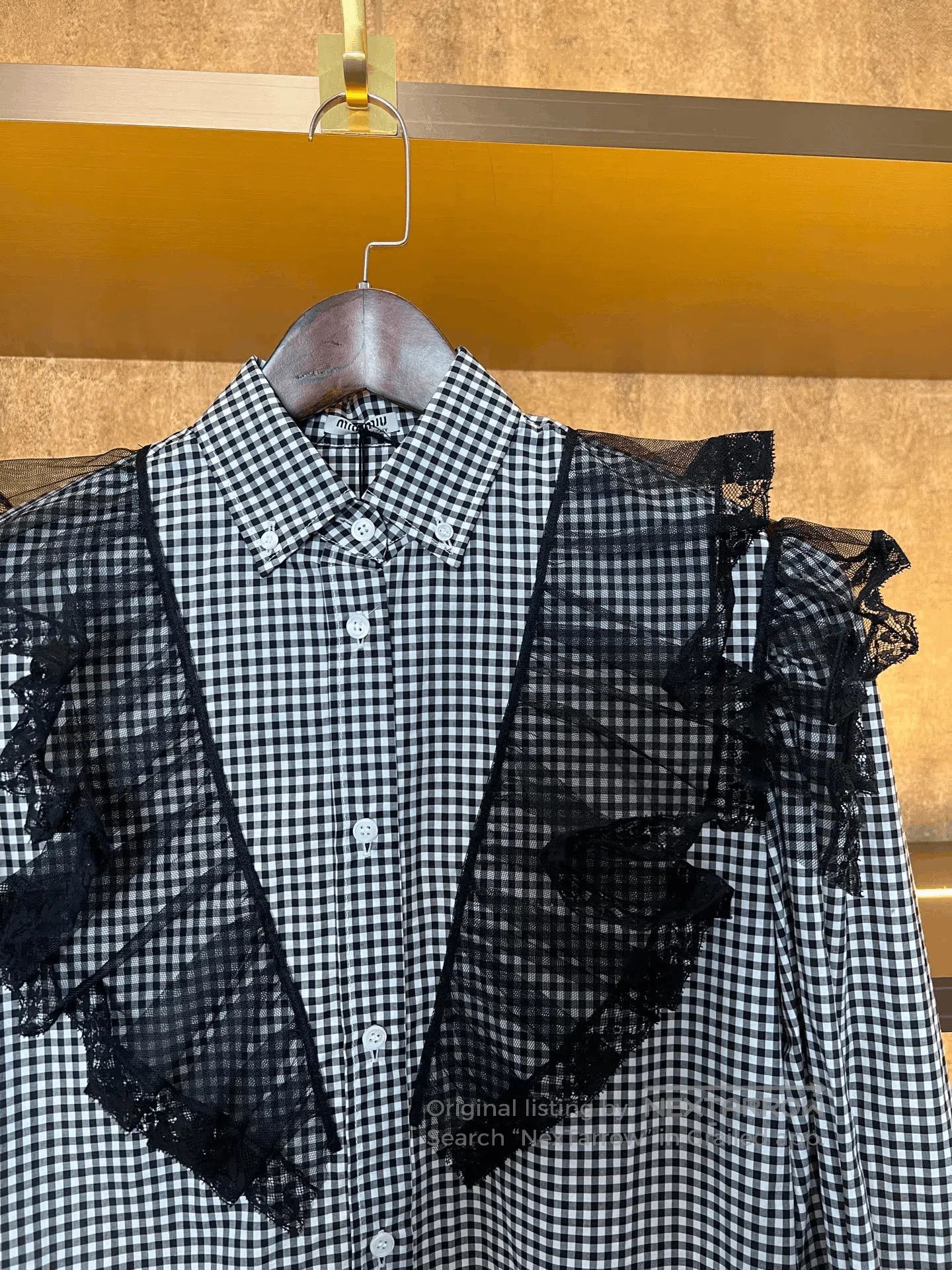 Miu Miu Miumiu Plaid Shirt. Size XS / US 0-2 / IT 36-38 - 3 Thumbnail