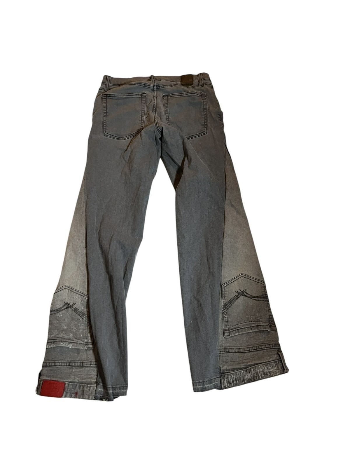 Vintage Reworked flare denim Size US 30 / EU 46 - 2 Thumbnail