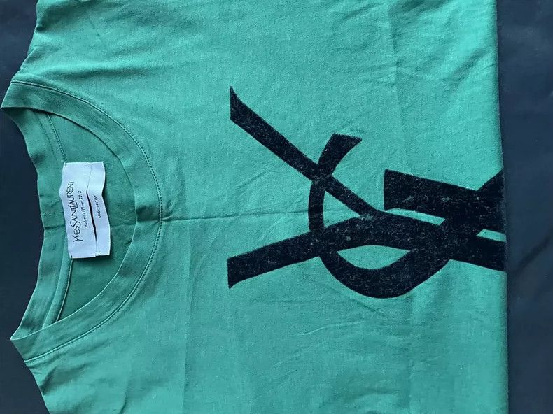 Saint Laurent Paris Saint laurent paris size 36 Logo flocked short sleeves 250 Size US M / EU 48-50 / 2 - 5 Thumbnail