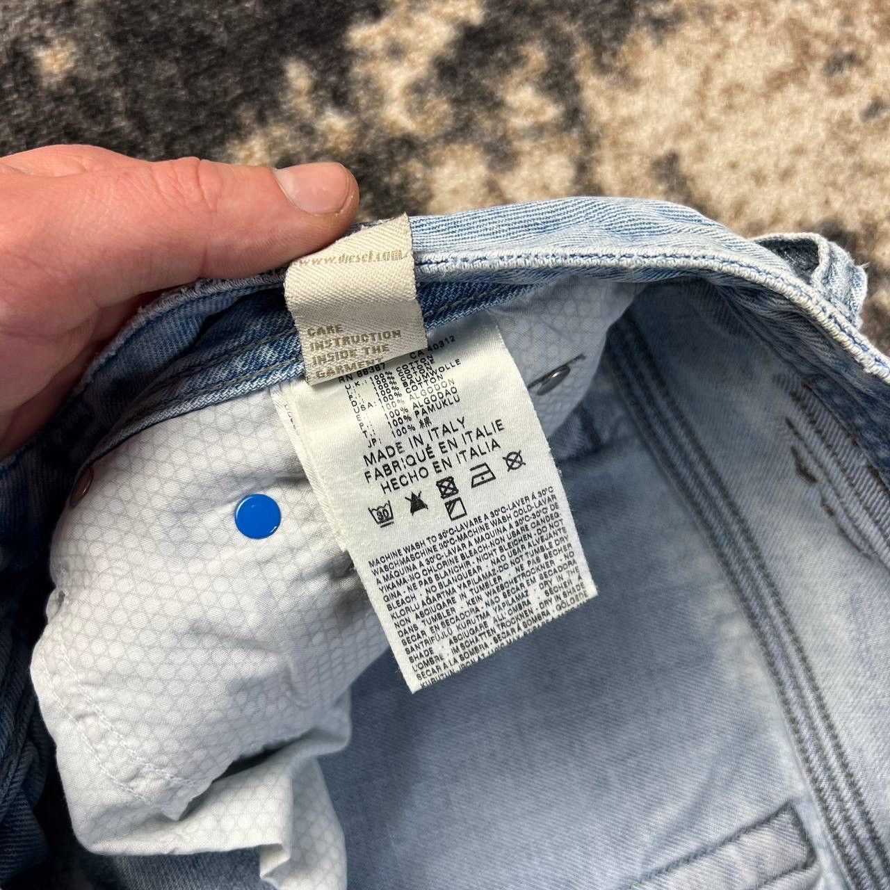 Adidas × Diesel Diesel x Adidas Vintage Y2K Distressed Denim Jeans Size US 30 / EU 46 - 12 Thumbnail