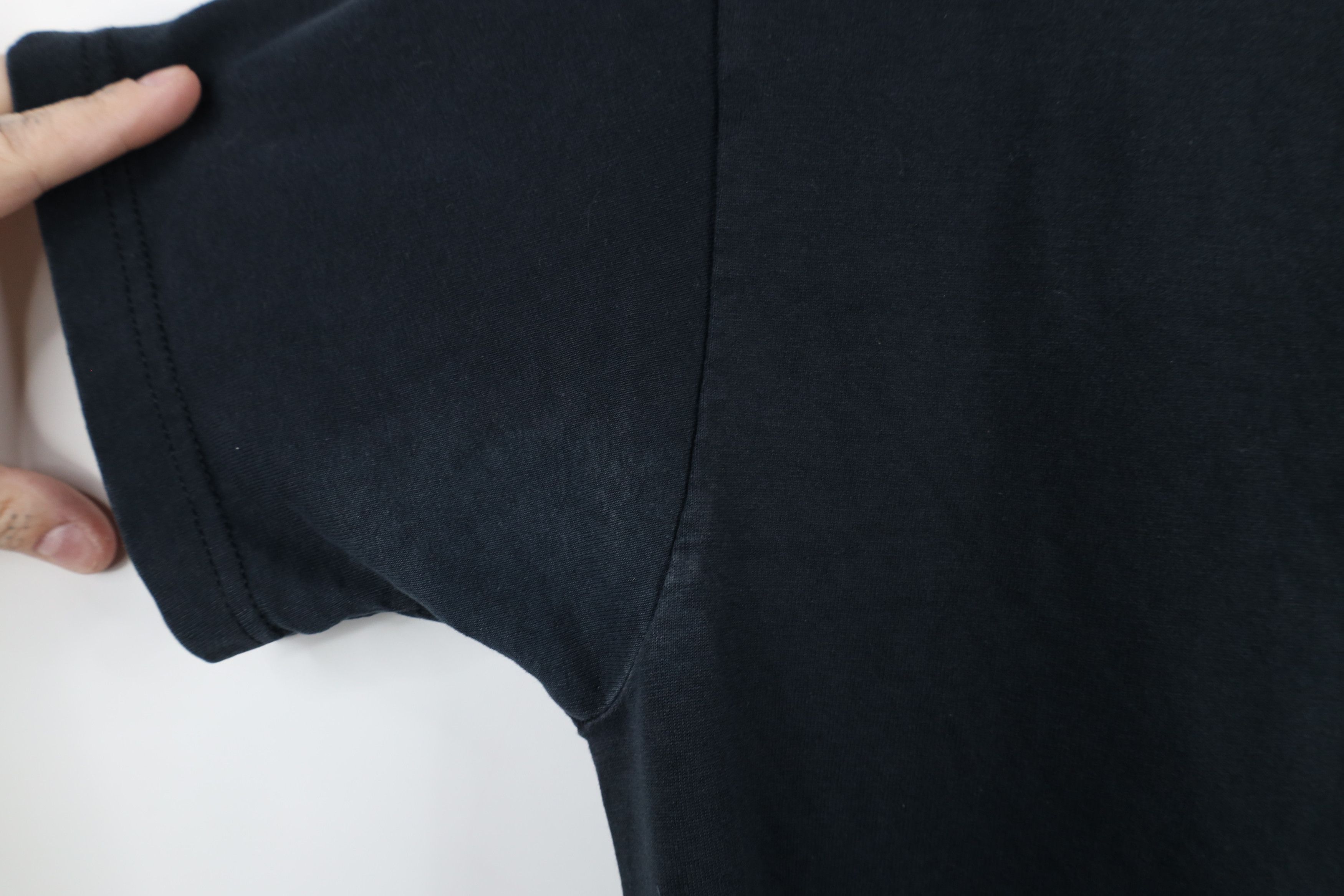 Vintage Vintage 90s Streetwear Blank Short Sleeve T-Shirt Black Size US S / EU 44-46 / 1 - 5 Thumbnail