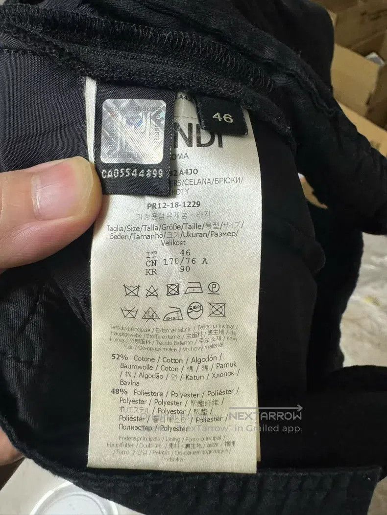 Fendi Fendi Side Logo Long Pants Size US 30 / EU 46 - 4 Thumbnail